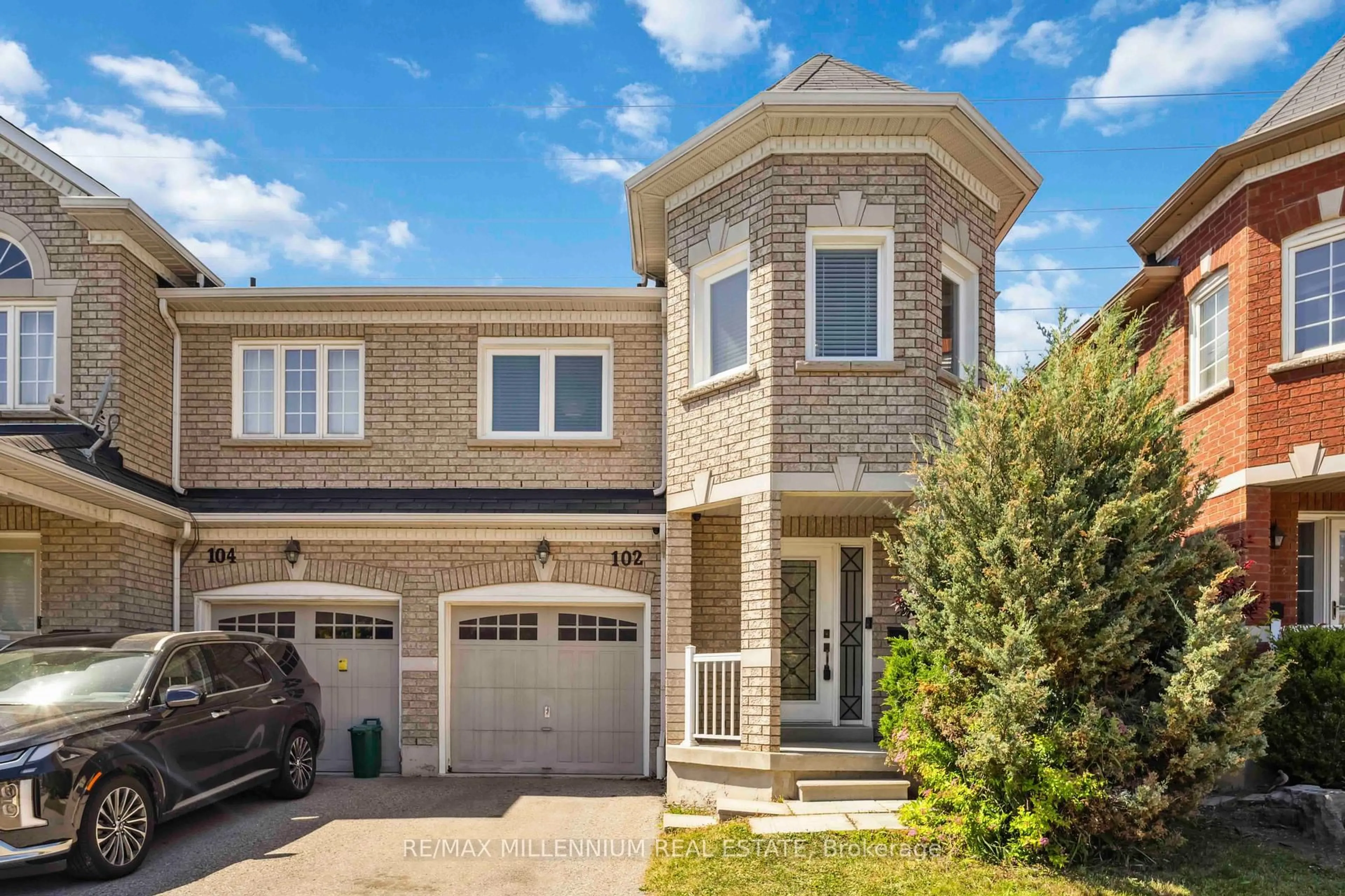 Home with brick exterior material, street for 102 Atherton Ave, Ajax Ontario L1T 0L2