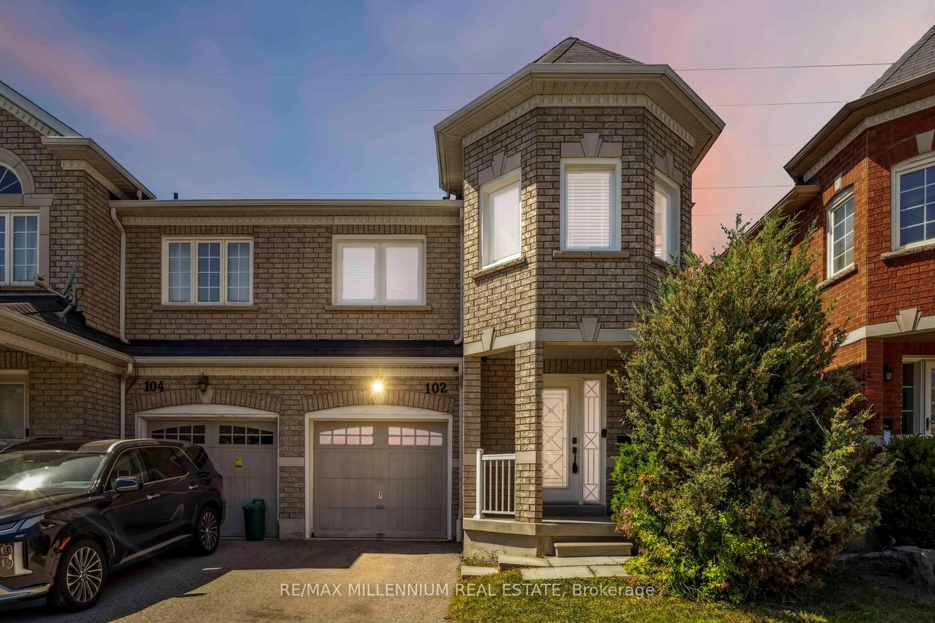 Home with brick exterior material, street for 102 Atherton Ave, Ajax Ontario L1T 0L2