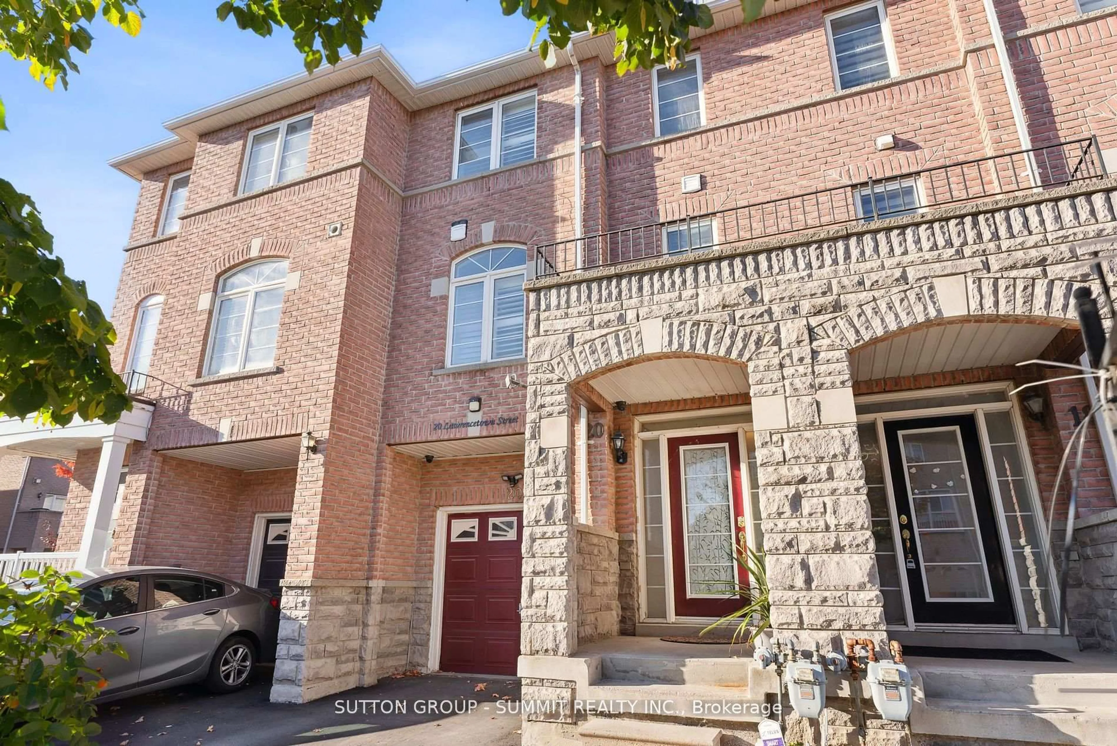 Home with brick exterior material, street for 20 Lawrencetown St, Ajax Ontario L1S 0B8