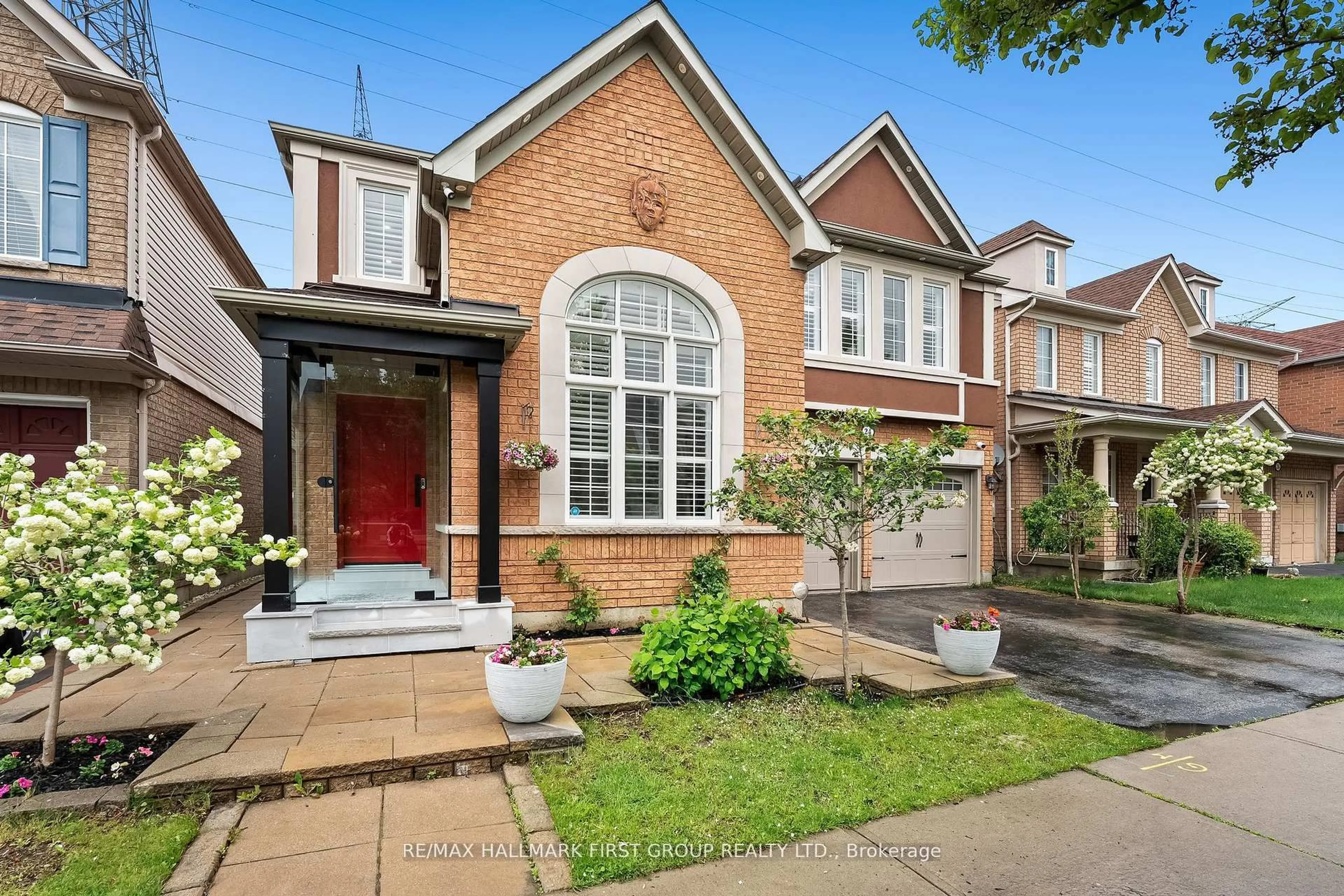 Home with brick exterior material, street for 24 Grainger Cres, Ajax Ontario L1T 4Y7