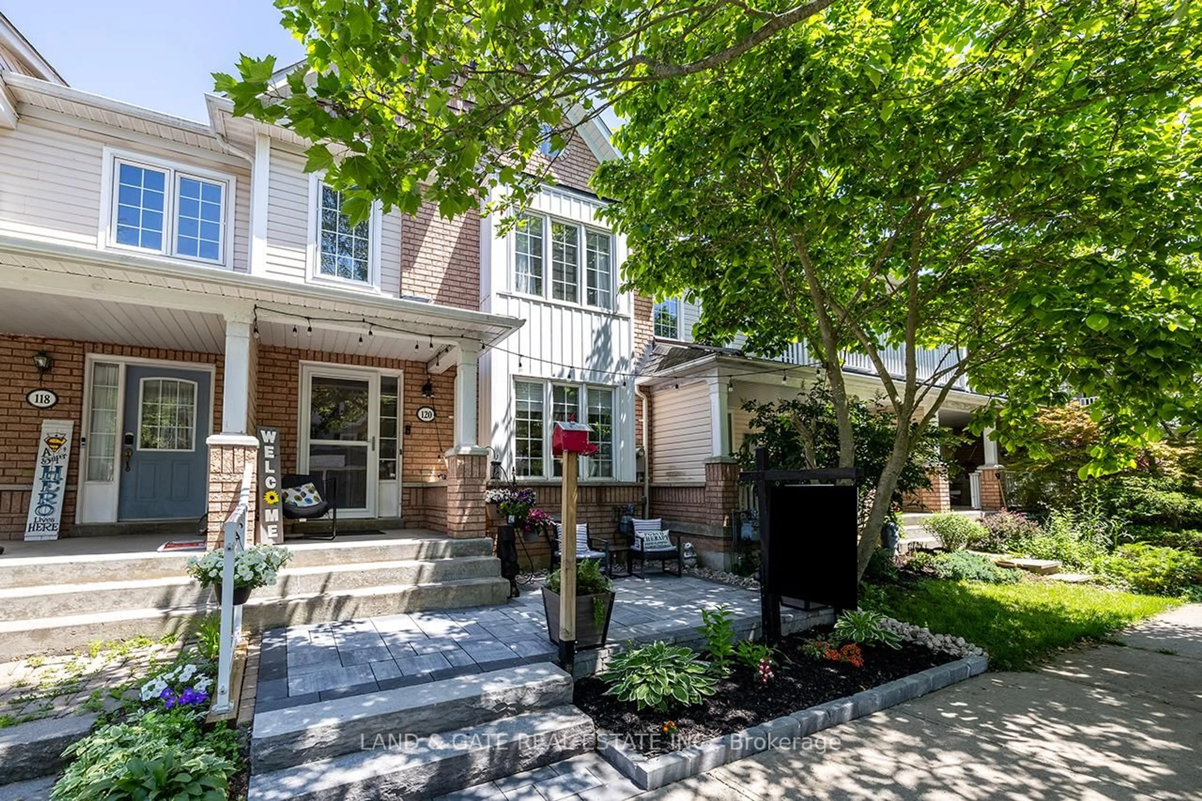 Home with brick exterior material, street for 120 Warwick Ave, Ajax Ontario L1Z 1L3