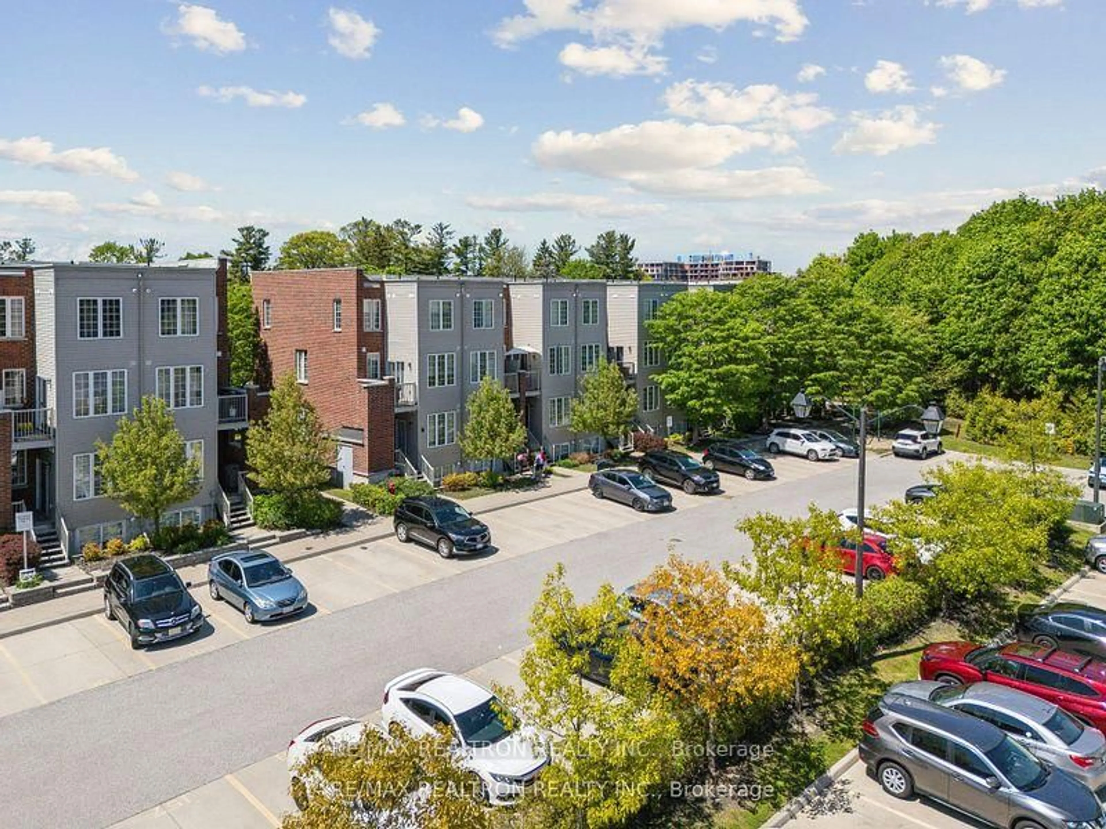 A pic from outside/outdoor area/front of a property/back of a property/a pic from drone, city buildings view from balcony for 4711 Kingston Rd #11, Toronto Ontario M1E 2R1