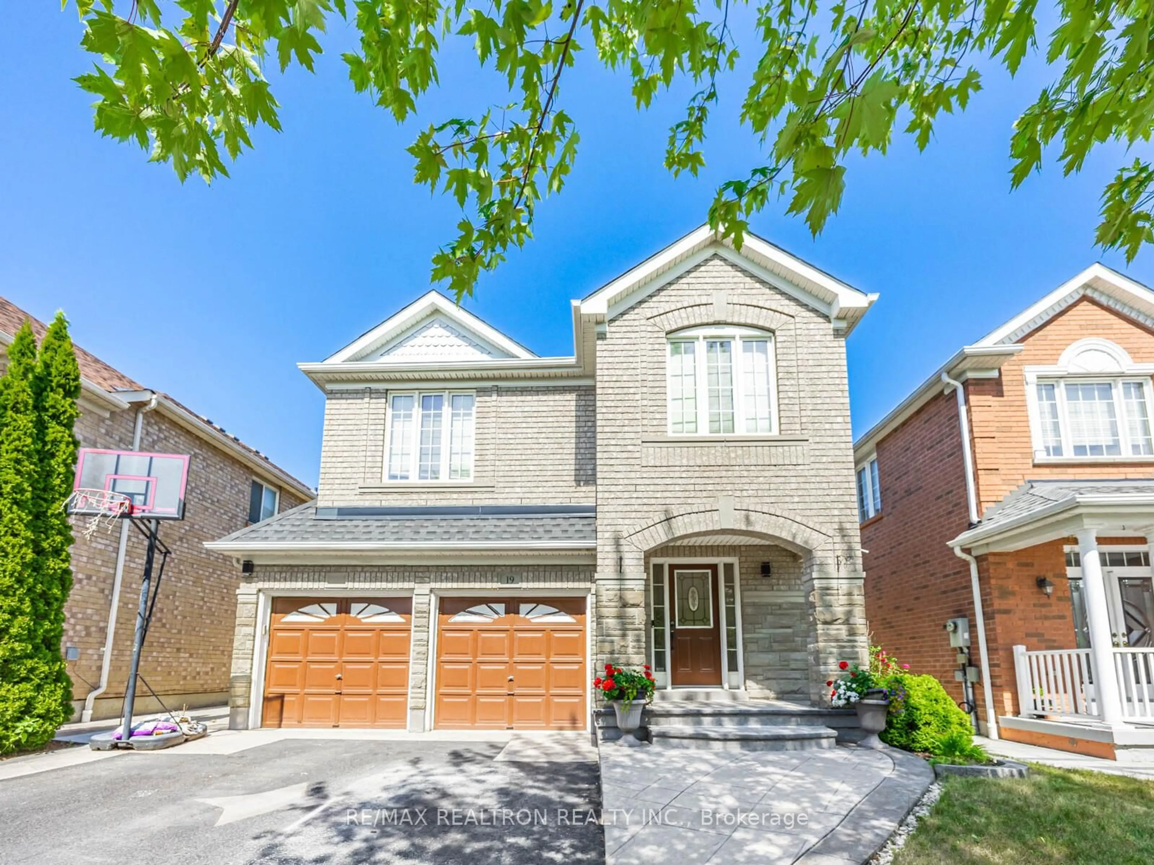 Home with brick exterior material, street for 19 Clapperton Dr, Ajax Ontario L1T 4X9