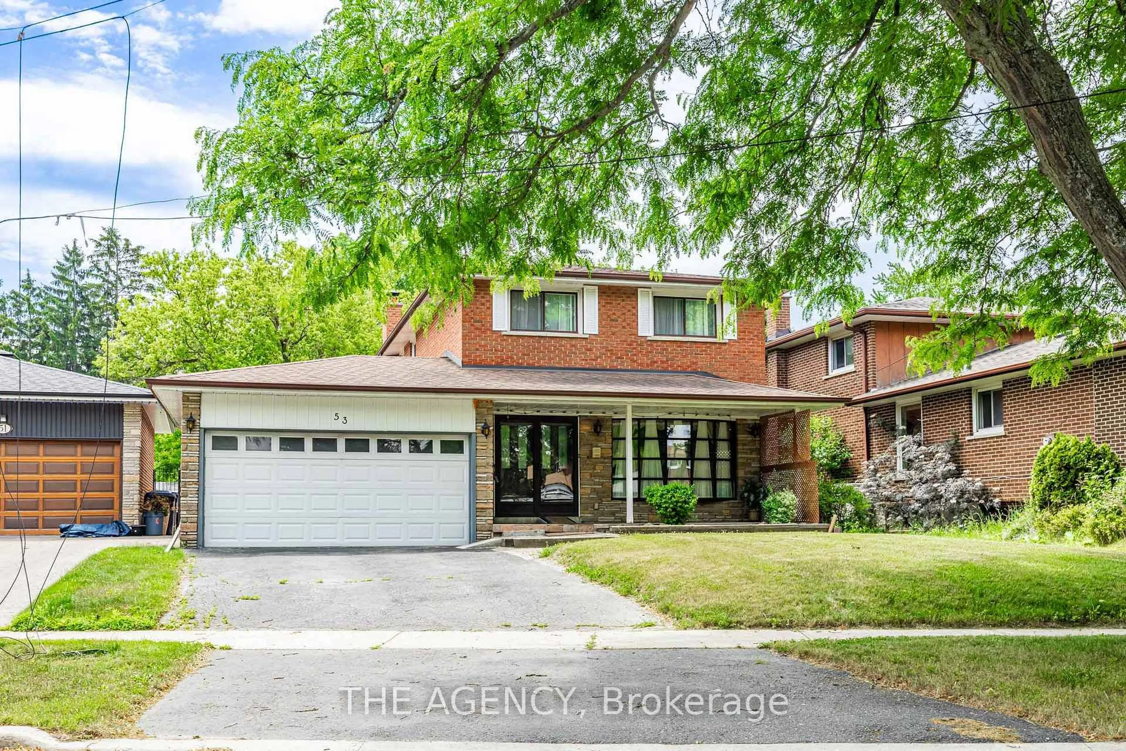 Home with brick exterior material, street for 53 Stanland Dr, Toronto Ontario M1M 2G5