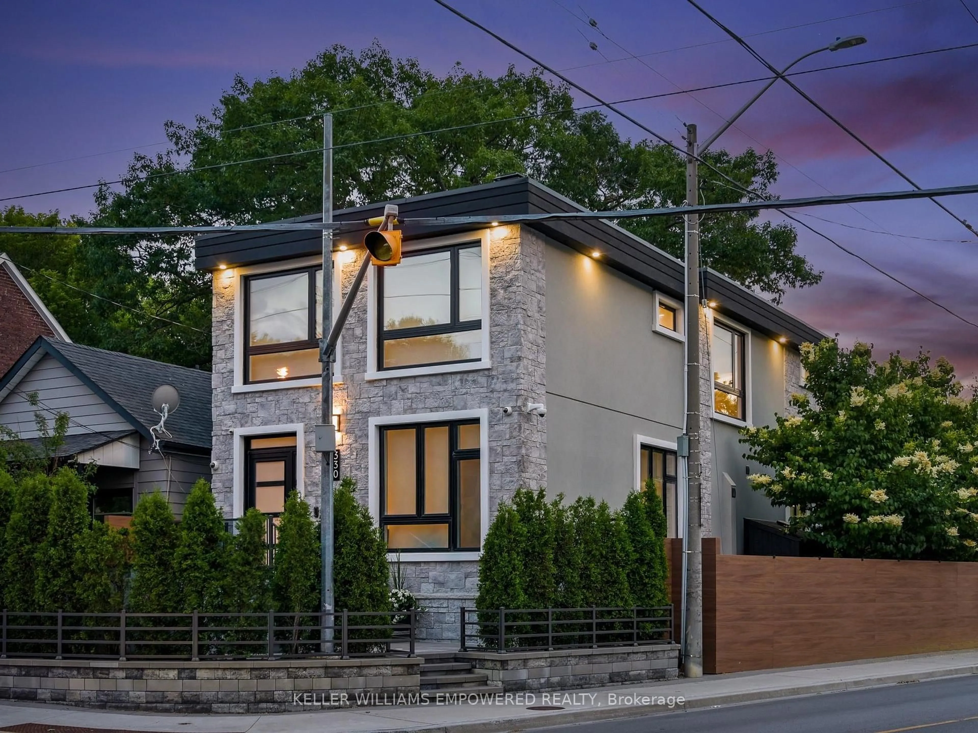 Home with brick exterior material, street for 330 Cedarvale Ave, Toronto Ontario M4C 4K4