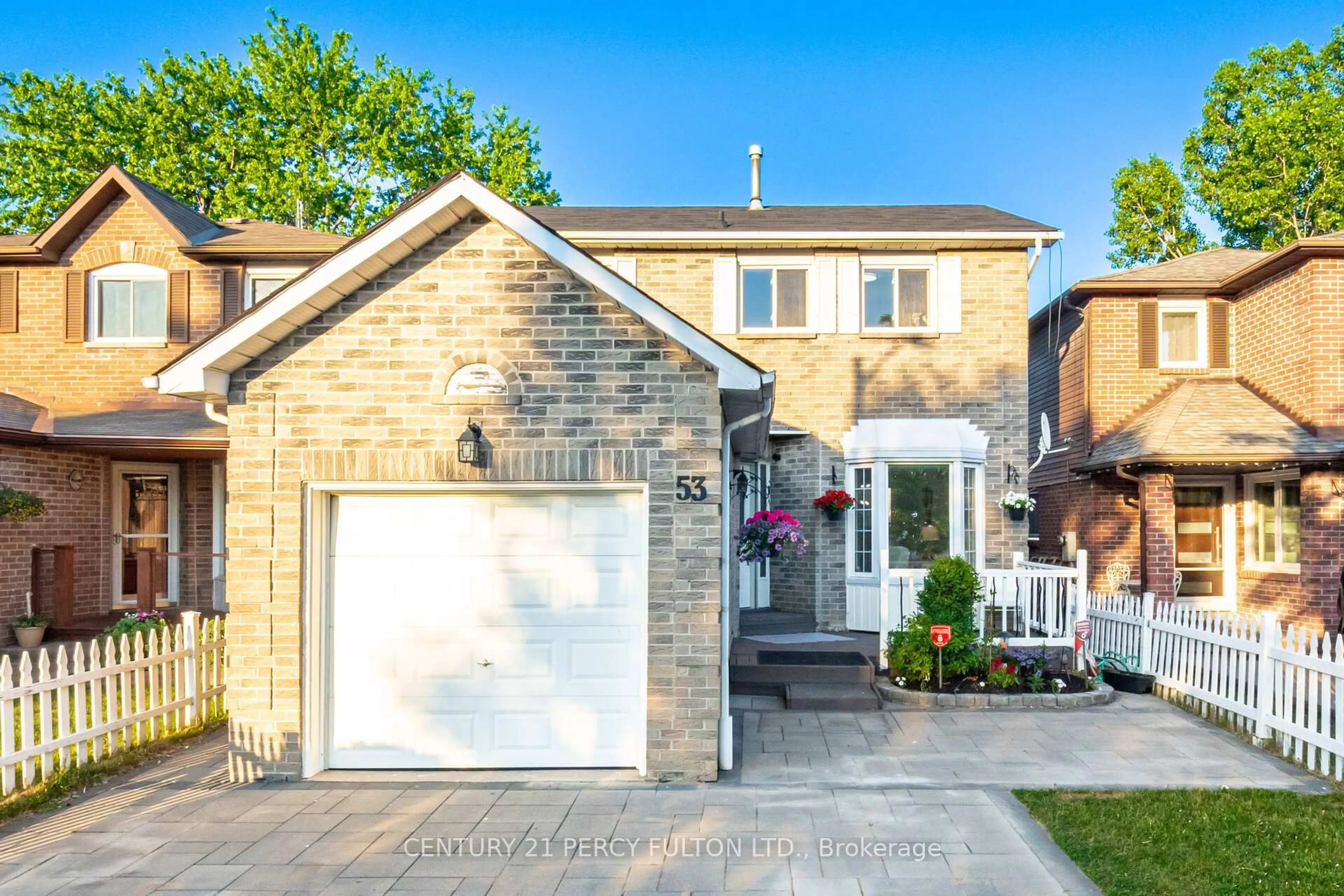 Home with brick exterior material, street for 53 Barnes Dr, Ajax Ontario L1S 5G6