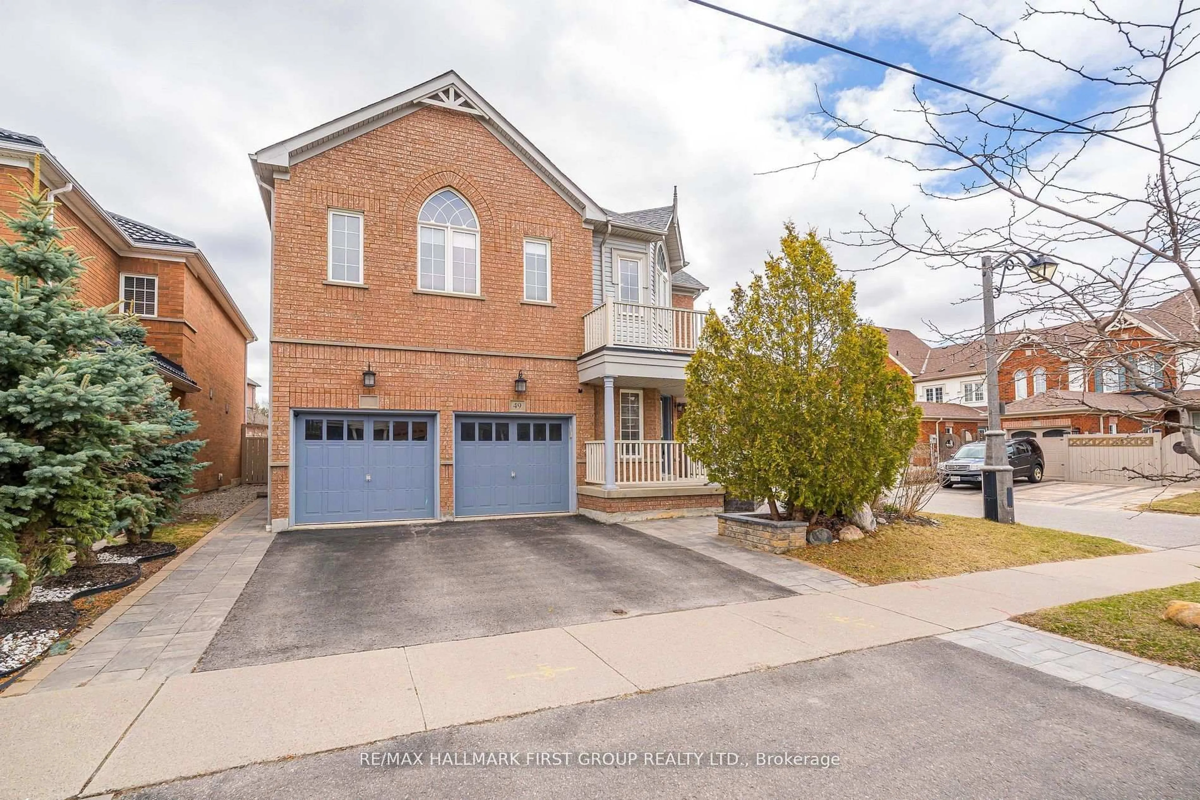 Home with brick exterior material, street for 49 THACKERY Dr, Ajax Ontario L1T 0G6