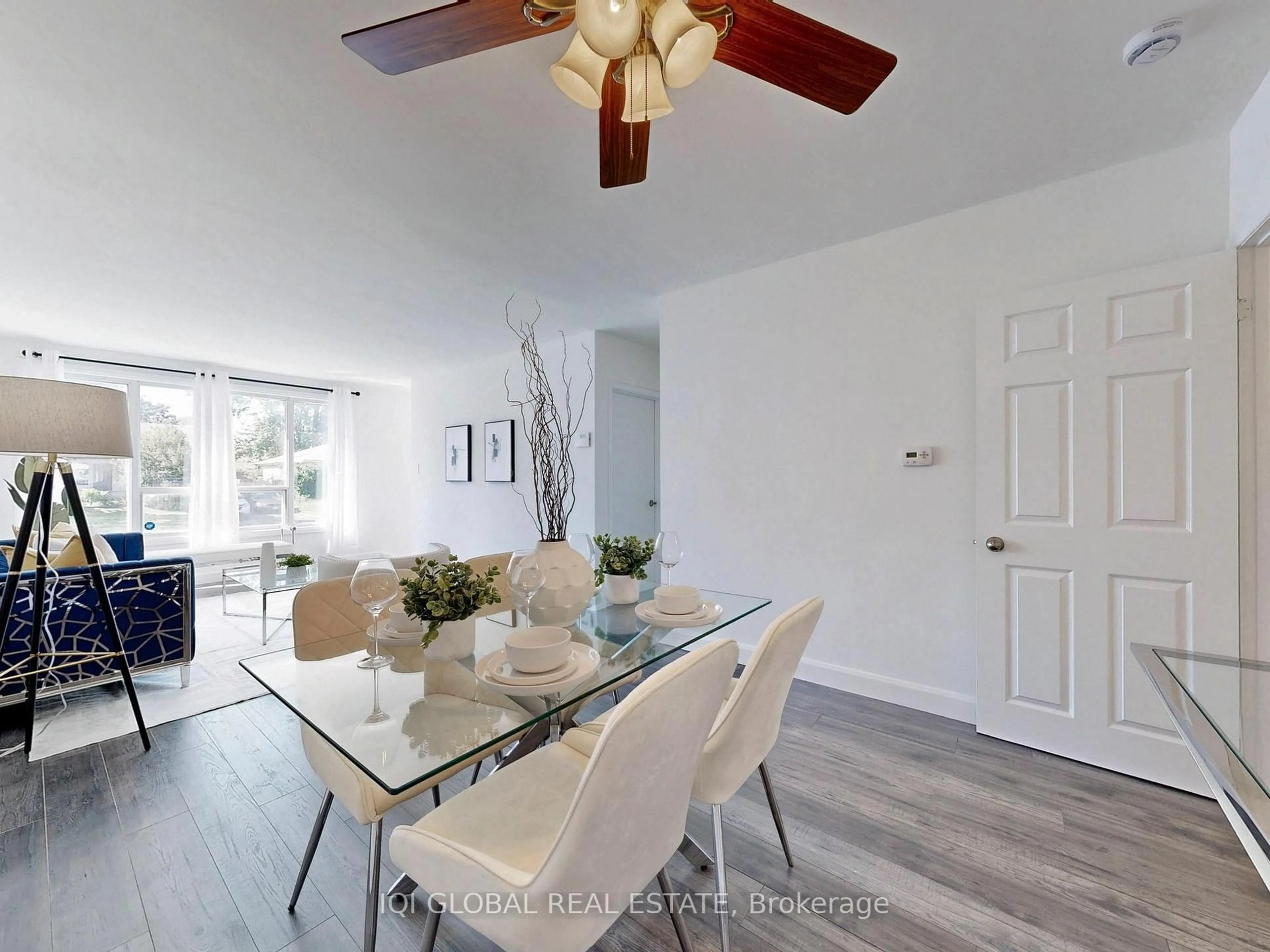 Dining room, wood/laminate floor for 12 Billingsgate Cres, Ajax Ontario L1S 2R8