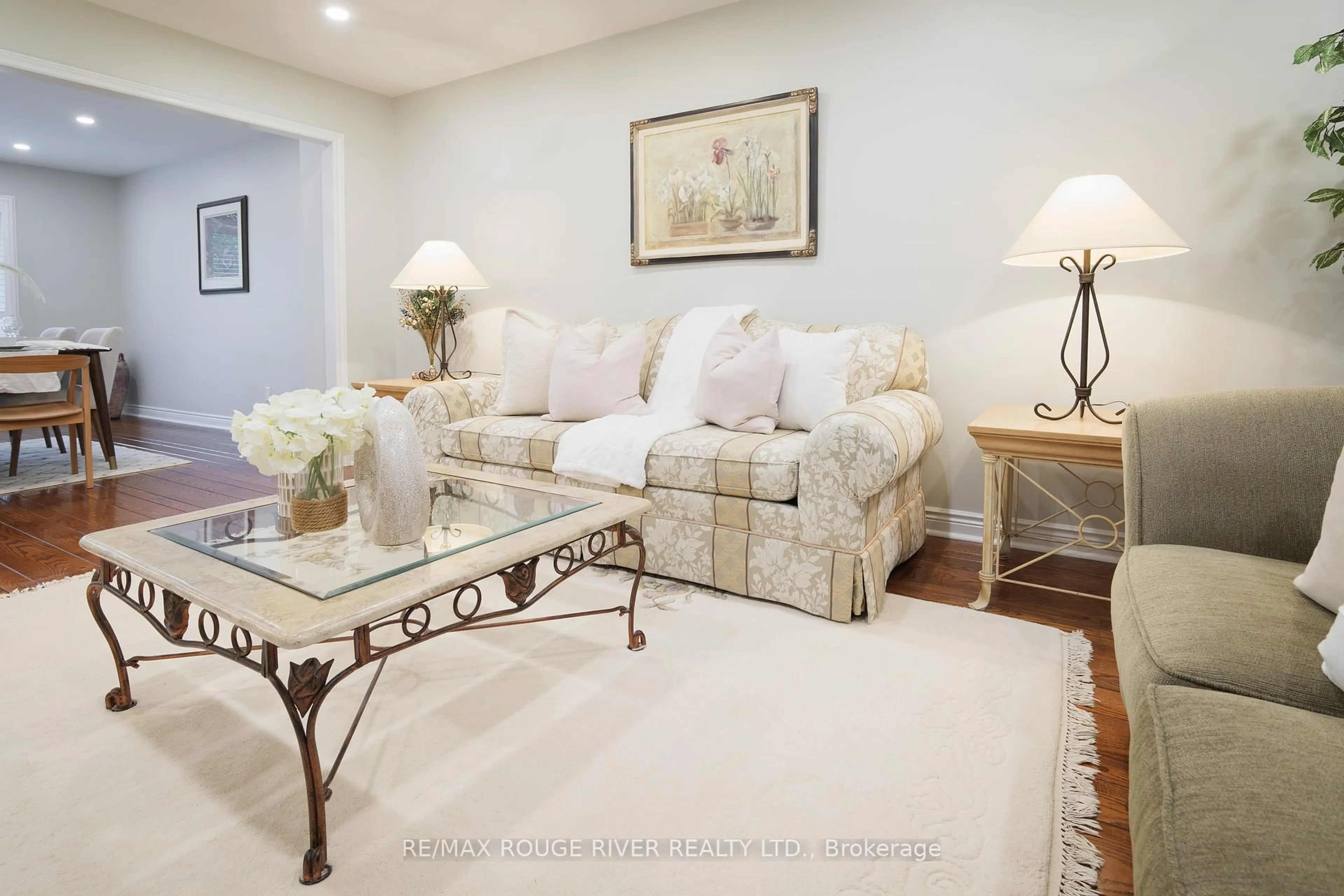 Living room with furniture, unknown for 1830 Post Dr, Pickering Ontario L1V 4S7