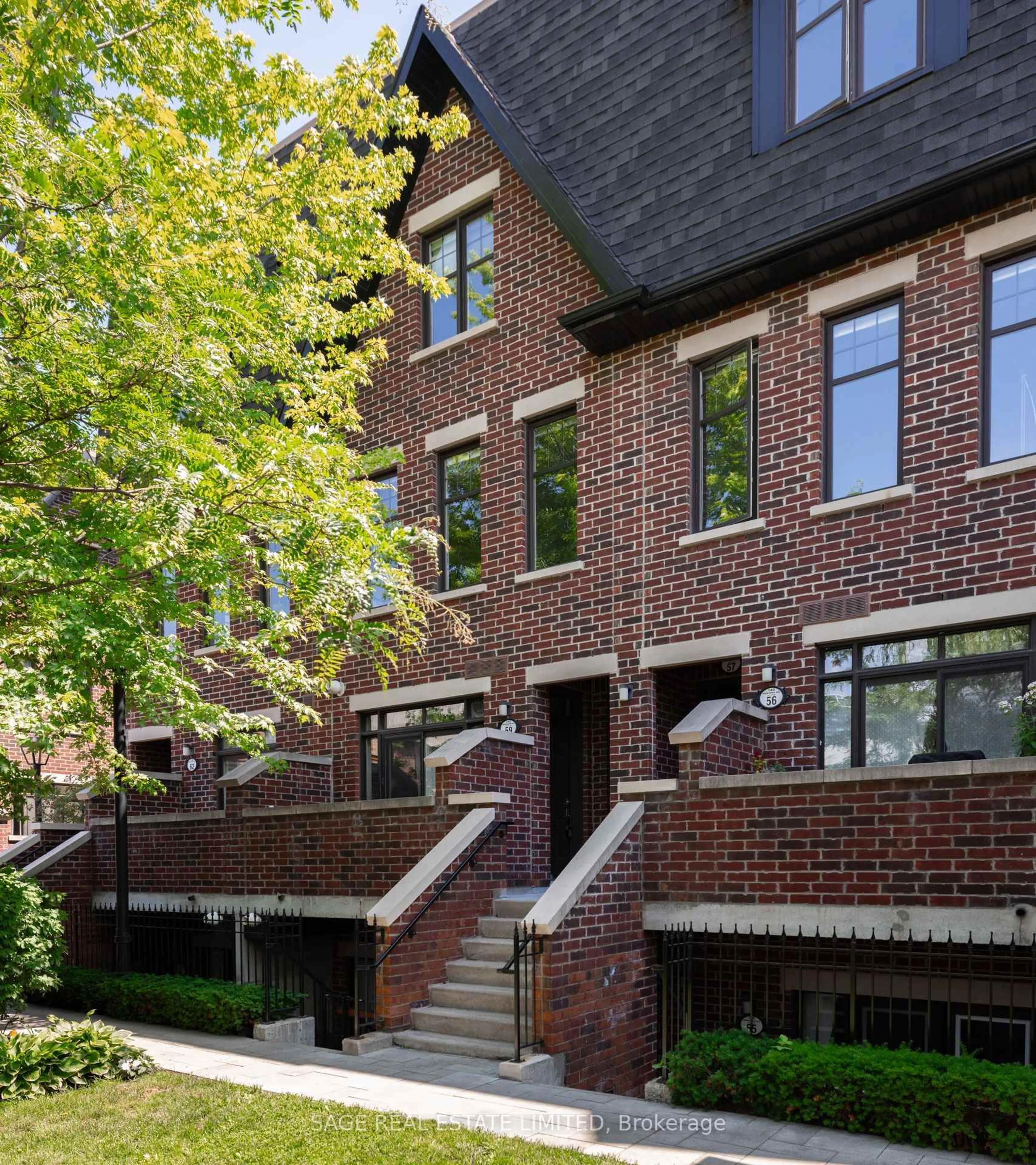 Home with brick exterior material, street for 140 Broadview Ave #60, Toronto Ontario M4M 0A8