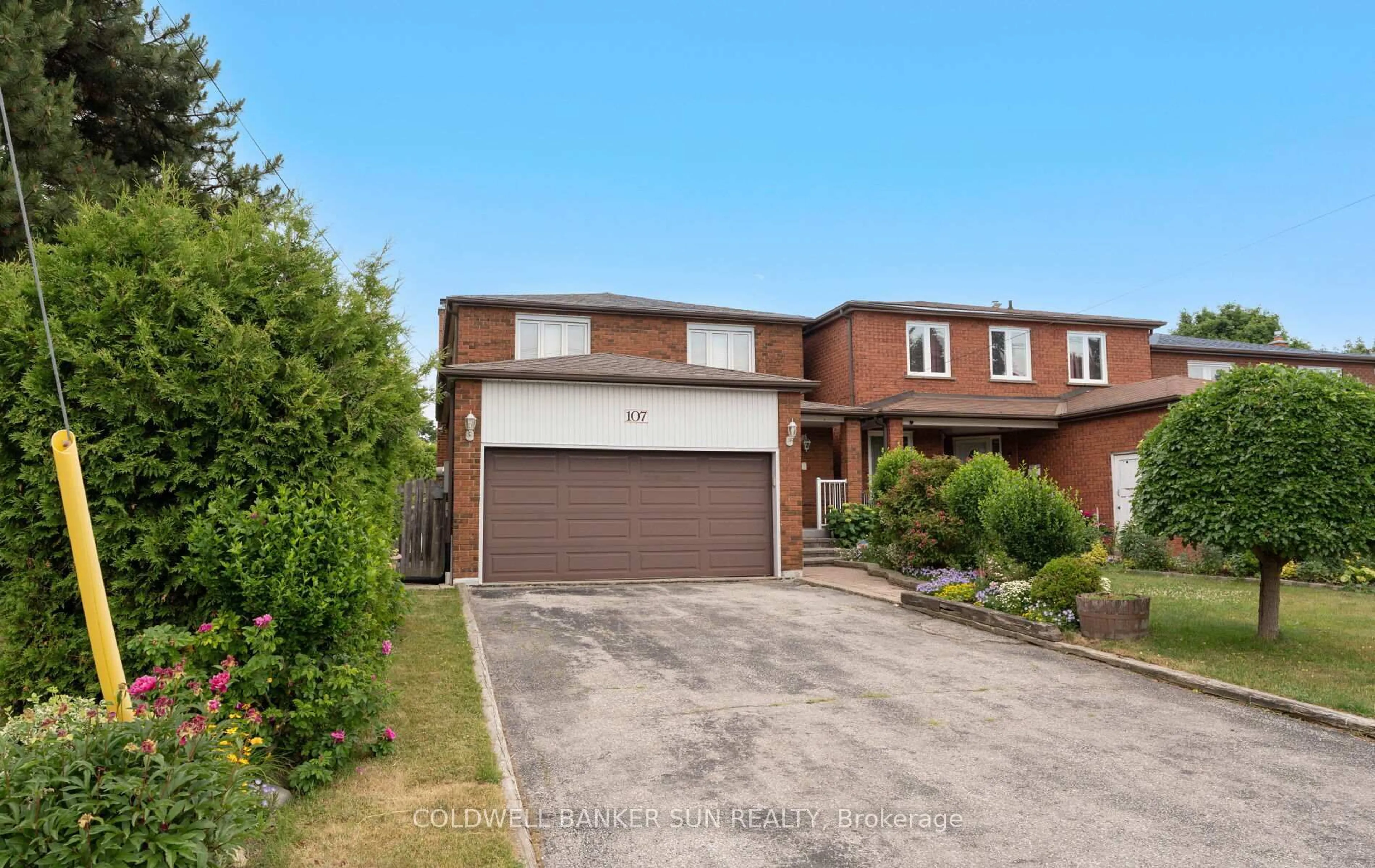 Home with brick exterior material, street for 107 Orton Park Rd, Toronto Ontario M1G 3G9