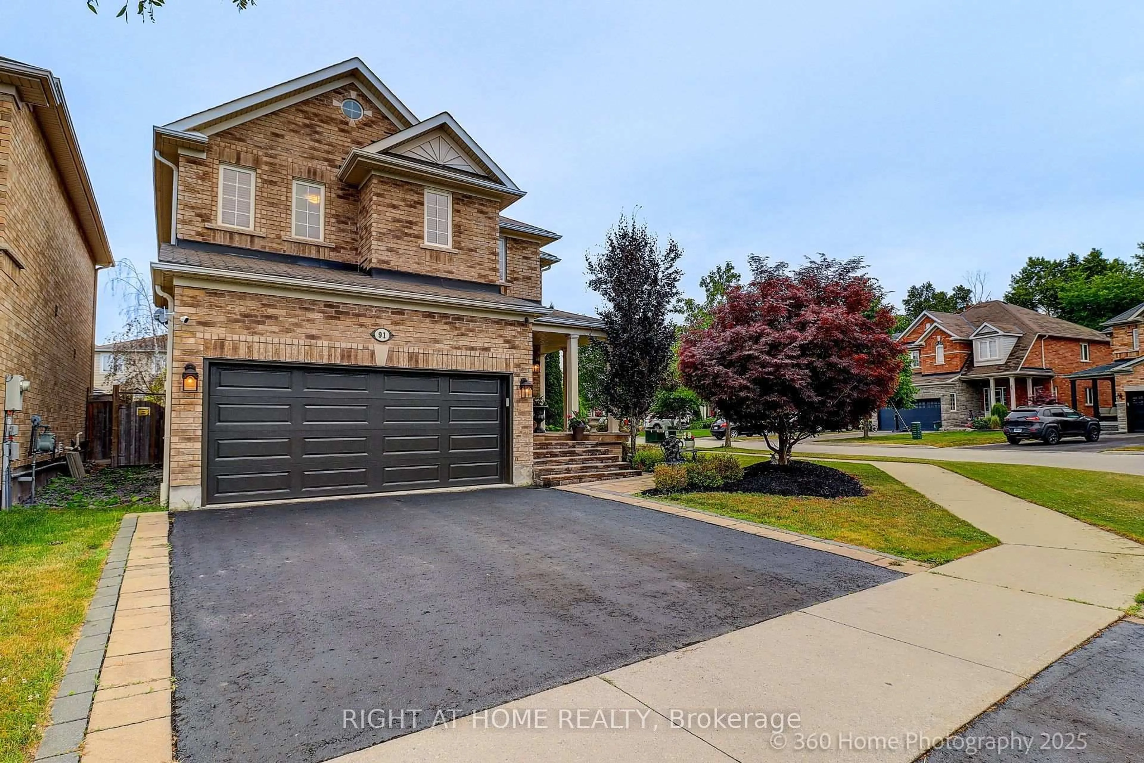 Home with brick exterior material, street for 91 Florence Dr, Whitby Ontario L1R 0K4