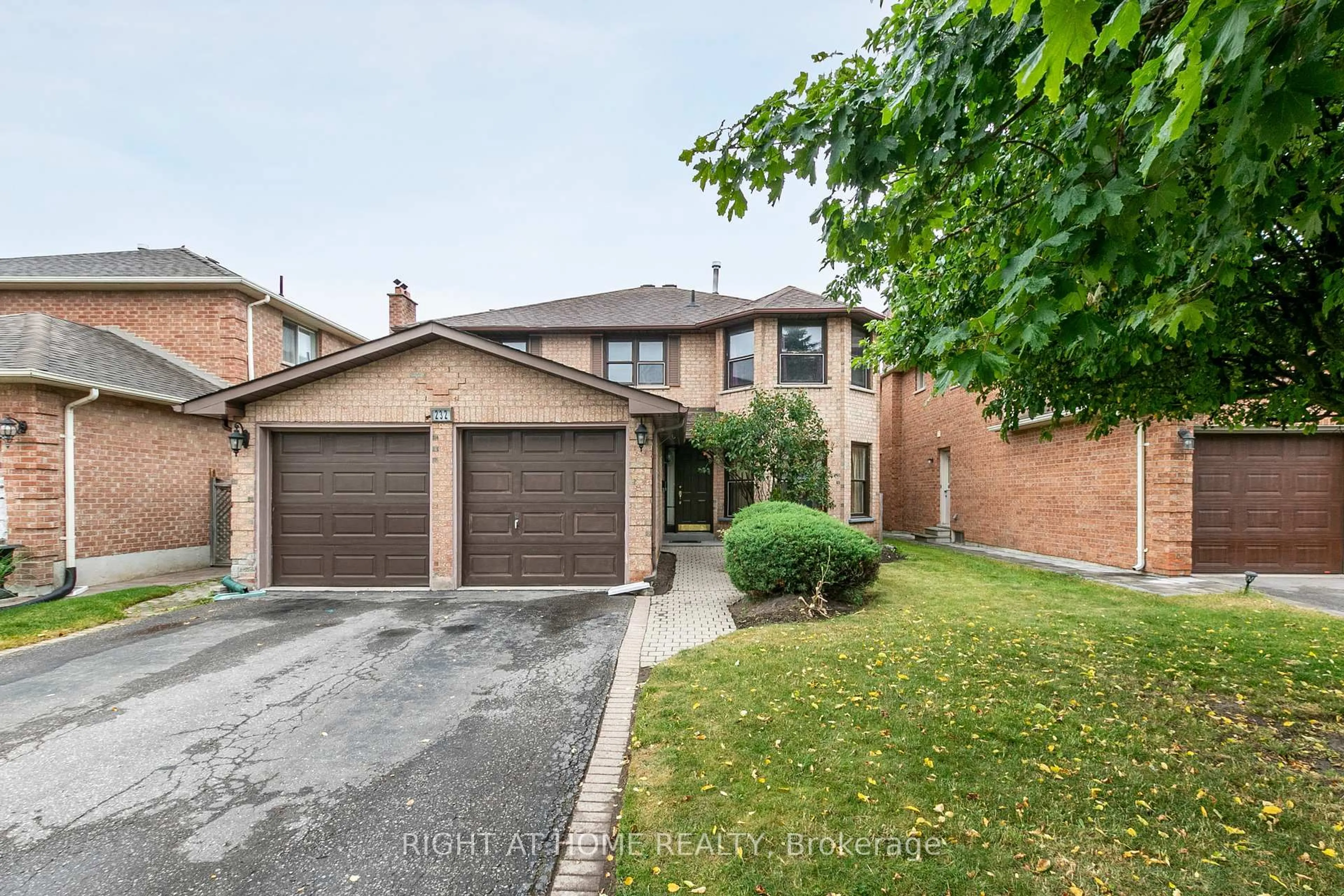 Home with brick exterior material, street for 232 Hoover Dr, Pickering Ontario L1V 6B7