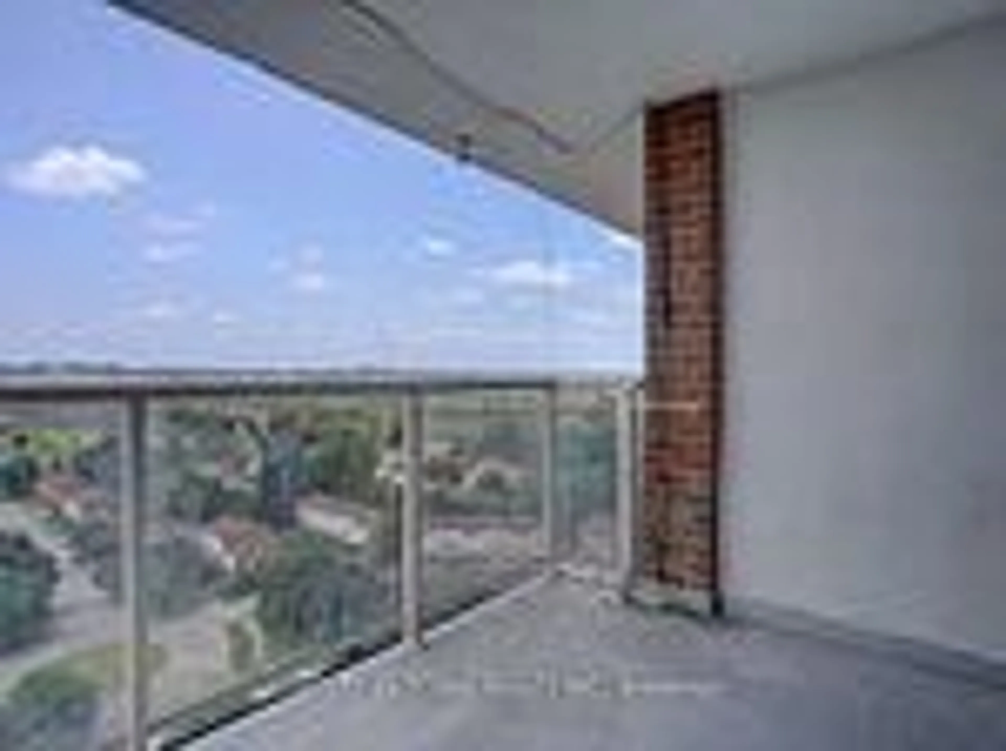 Balcony in the apartment, city buildings view from balcony for 100 Wingarden Crt #1715, Toronto Ontario M1B 2P4