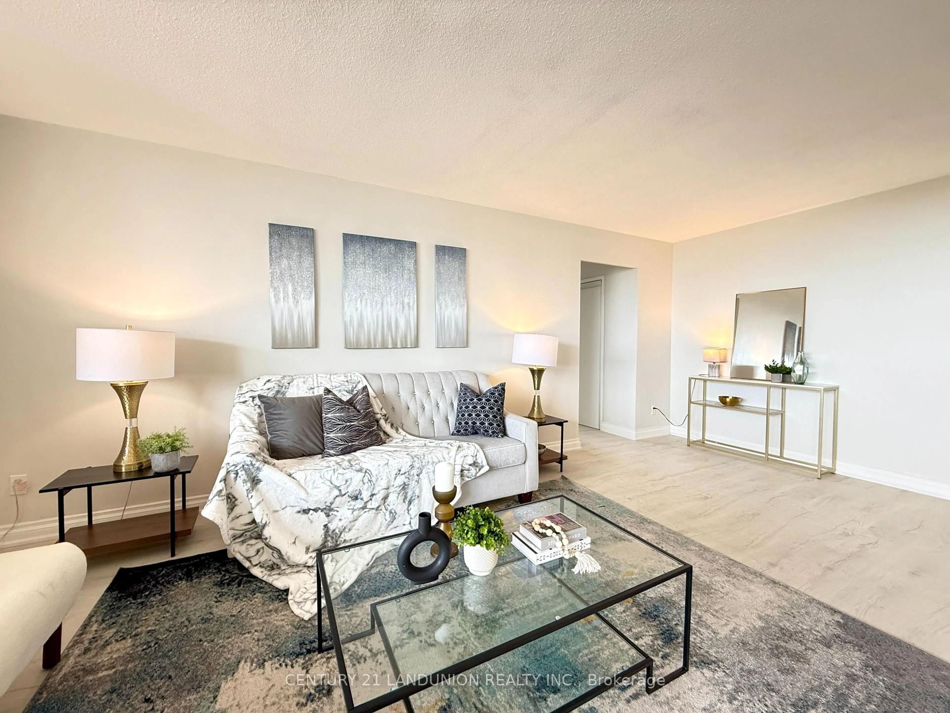 Living room with furniture, unknown for 2550 Pharmacy Ave #1211, Toronto Ontario M1W 1H9