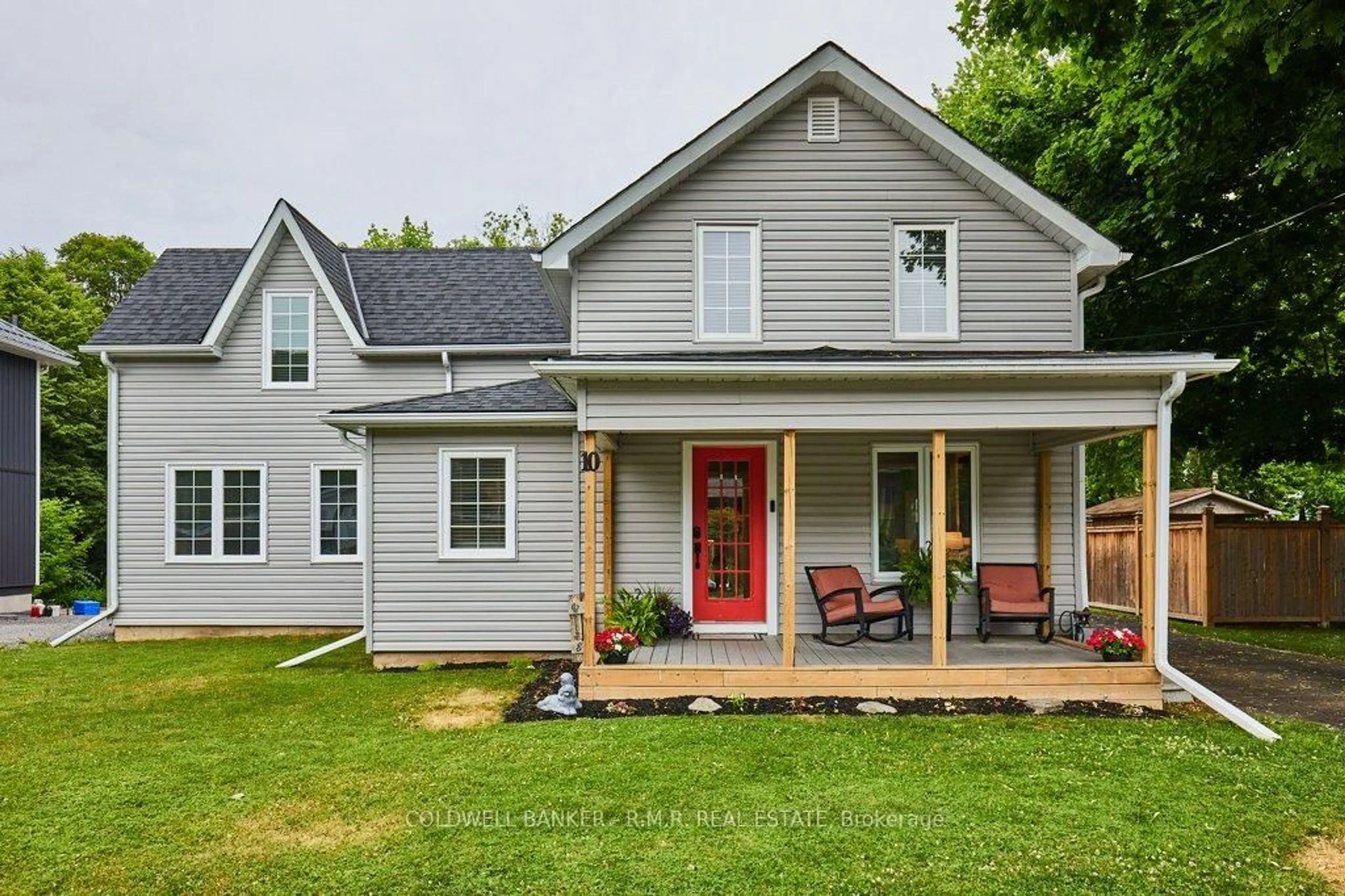 Home with vinyl exterior material, street for 10 Church St, Clarington Ontario L0B 1M0