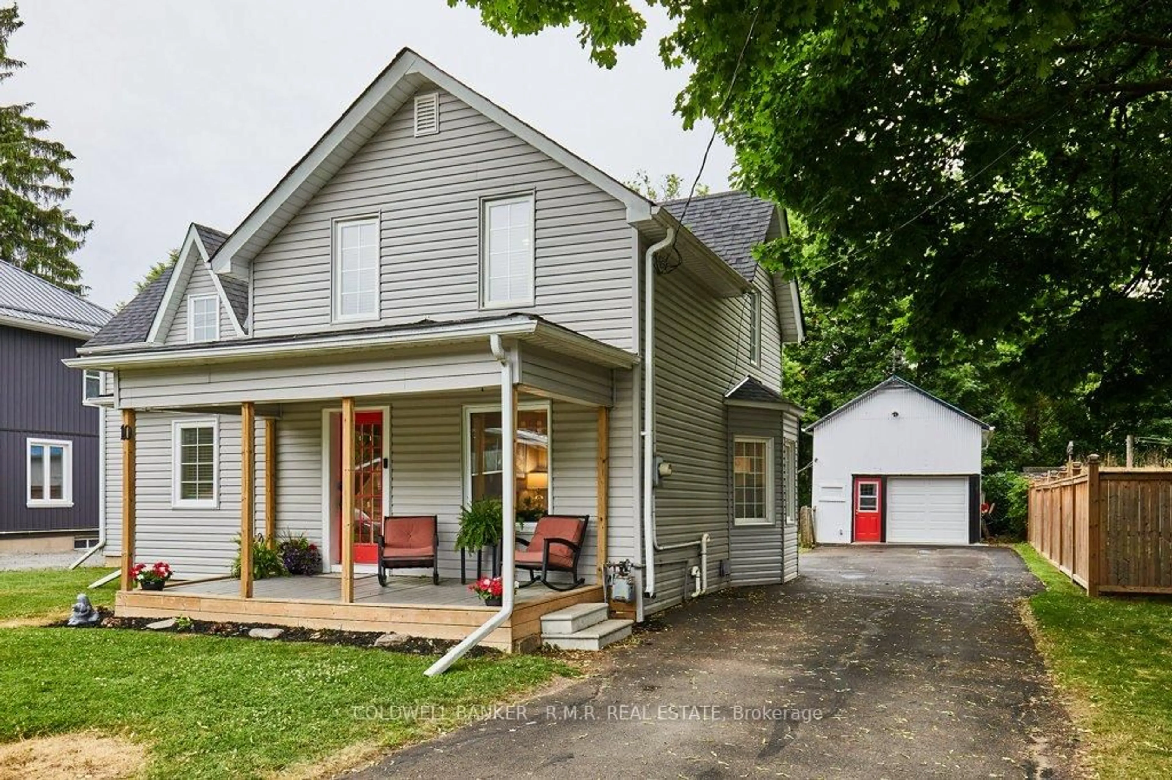 Home with vinyl exterior material, street for 10 Church St, Clarington Ontario L0B 1M0