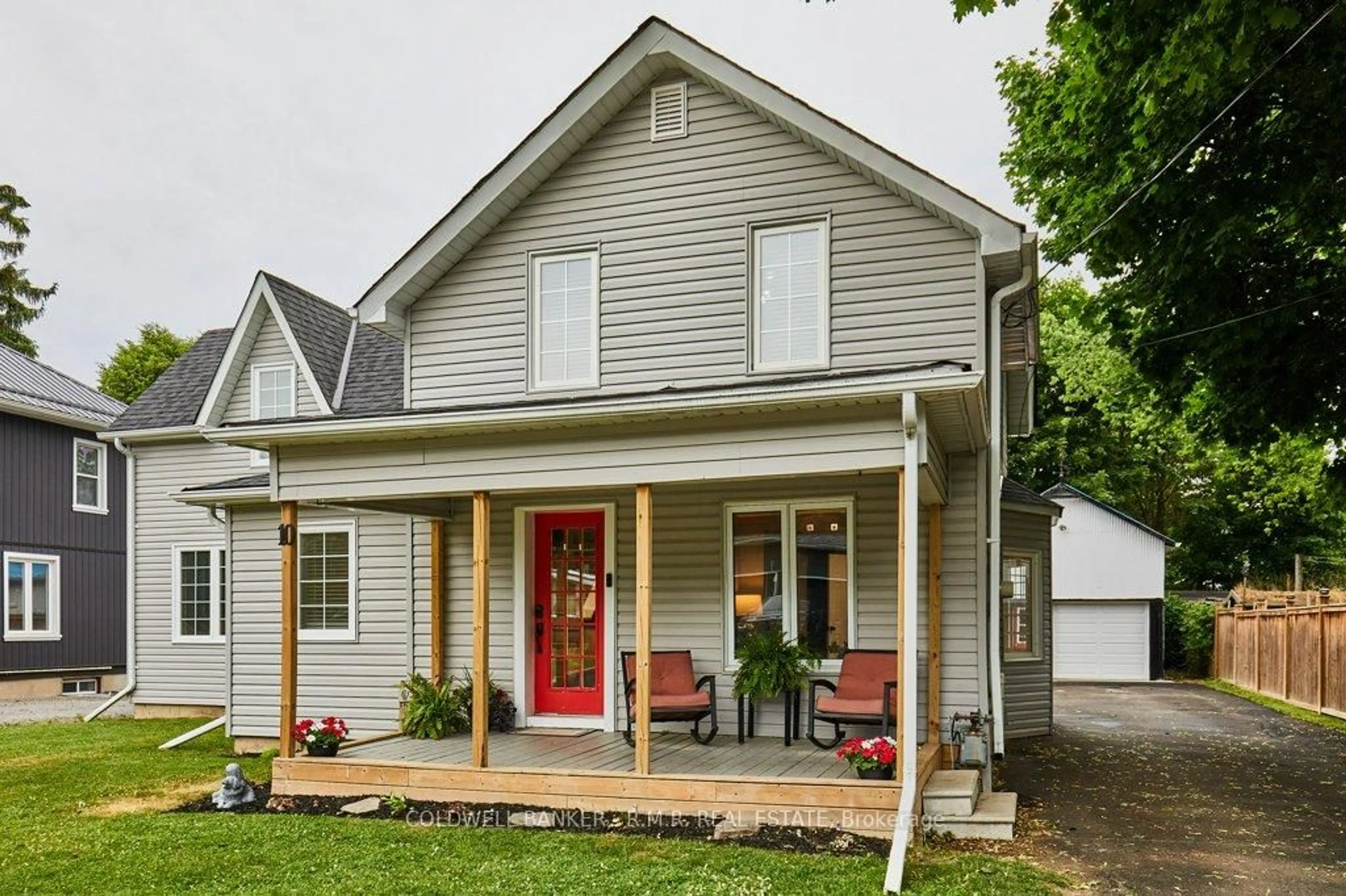 Home with vinyl exterior material, street for 10 Church St, Clarington Ontario L0B 1M0