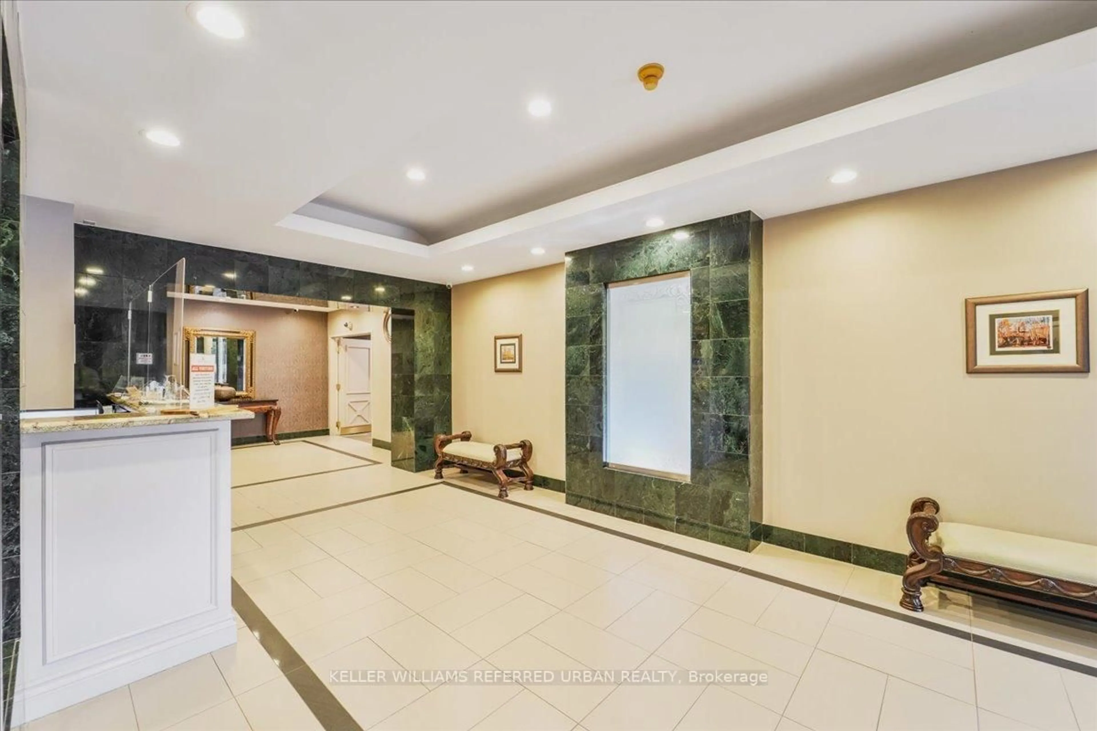 Lobby for 175 Bamburgh Circ #1918, Toronto Ontario M1W 3X8