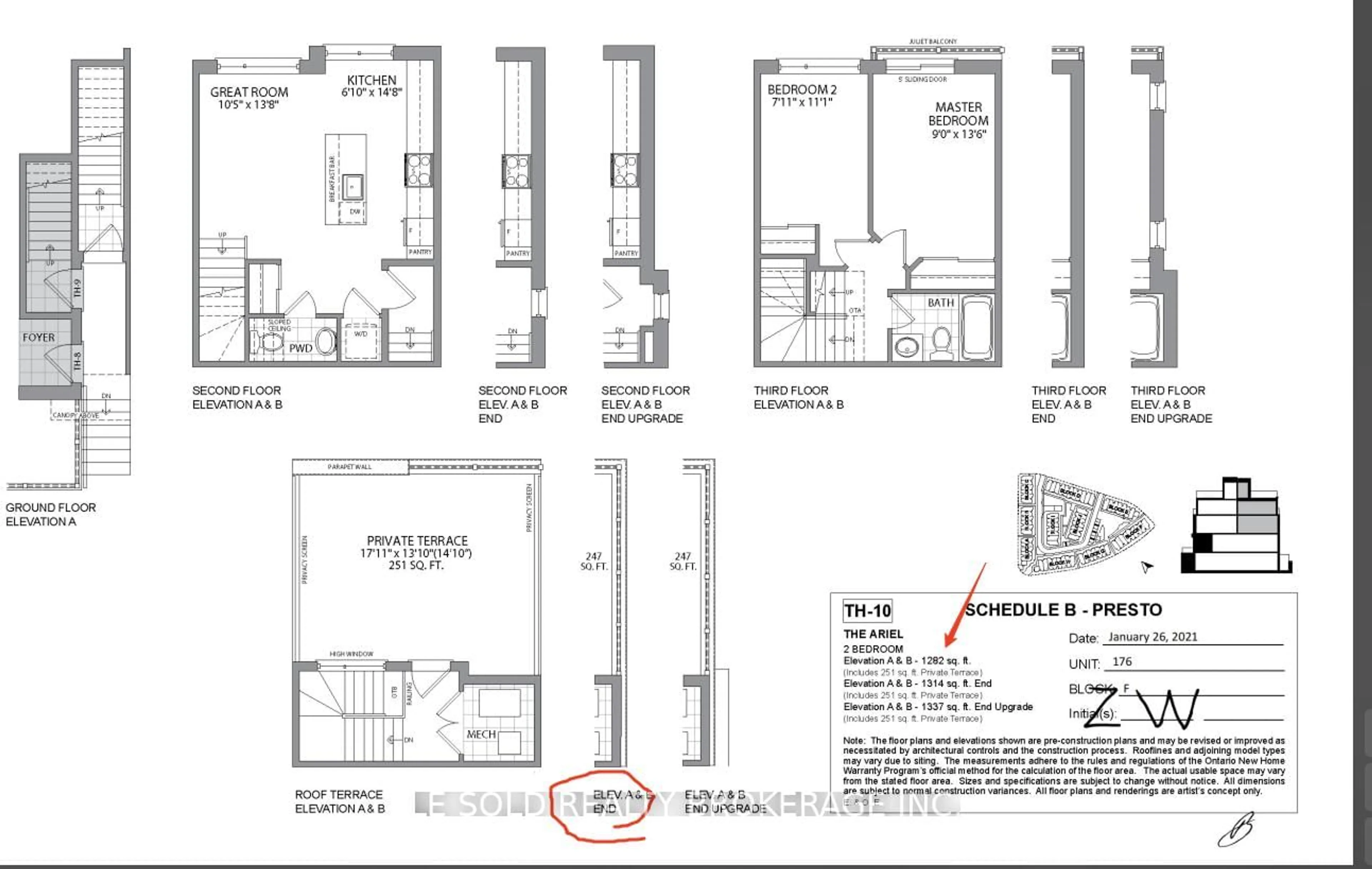 Floor plan for 145 Tapscott Rd #32, Toronto Ontario M1B 0E8