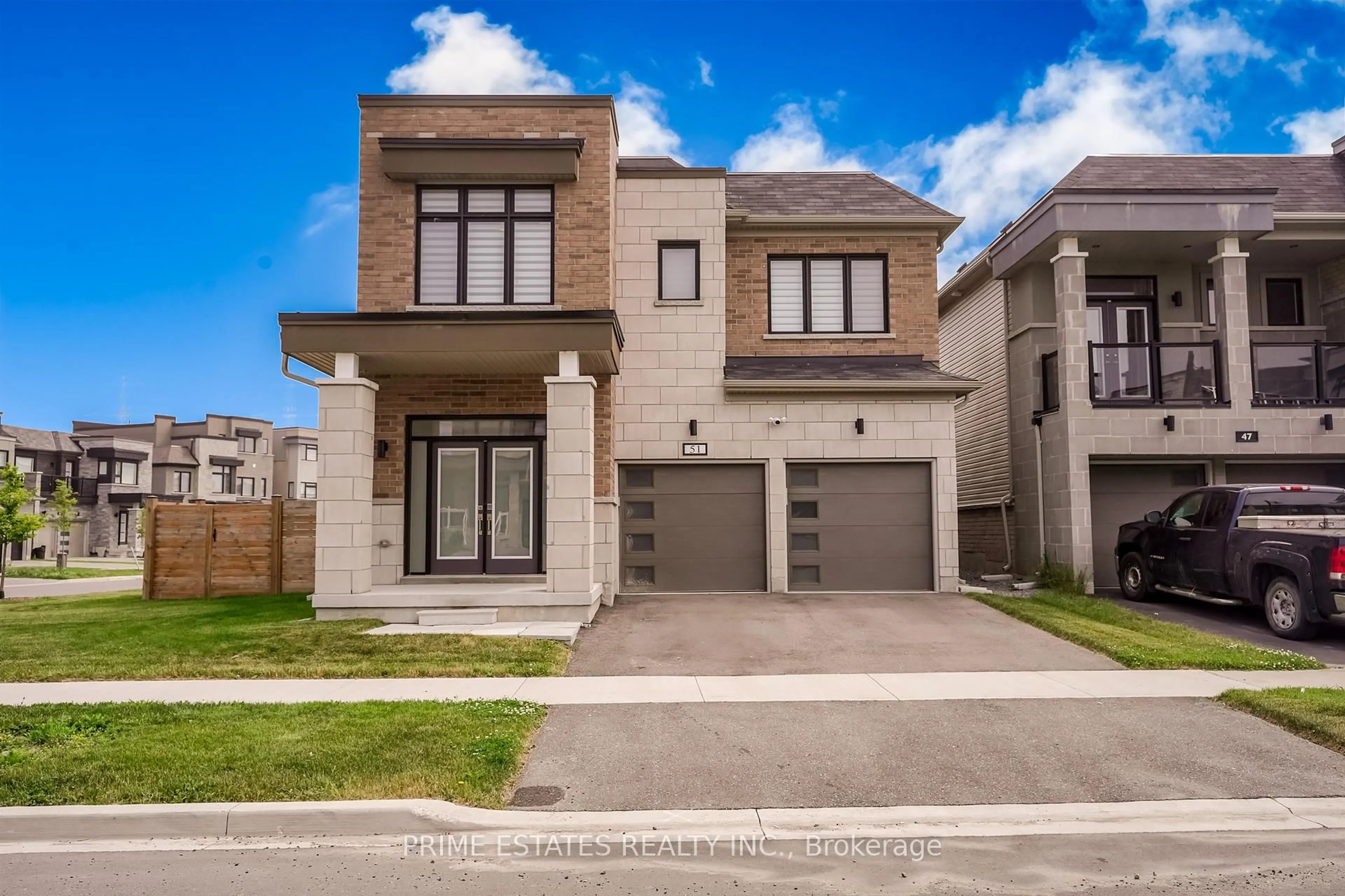 Home with brick exterior material, street for 51 Clipper Lane, Clarington Ontario L1C 4B1