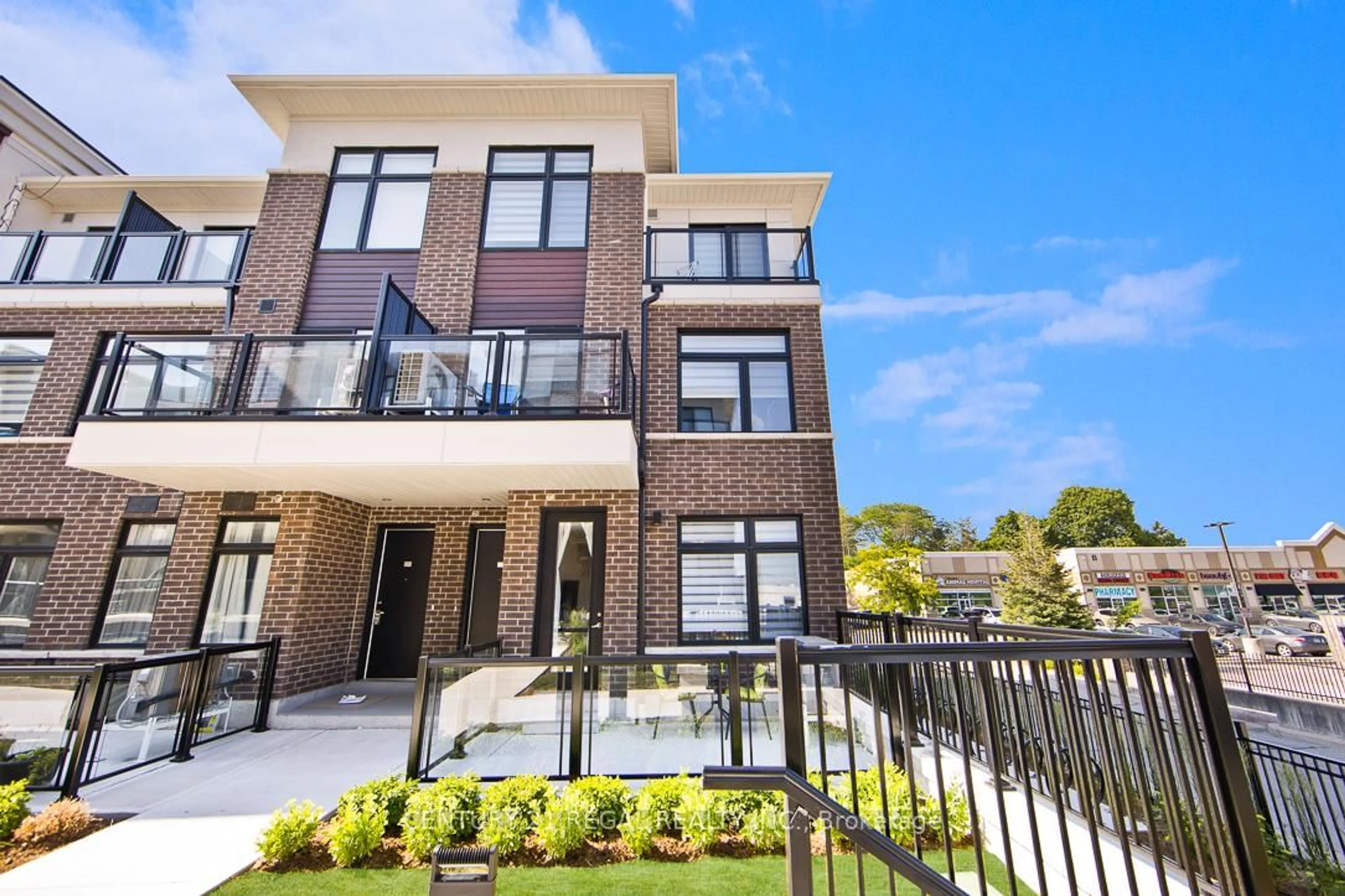 Home with brick exterior material, street for 755 Omega Dr #115, Pickering Ontario L1V 0H1