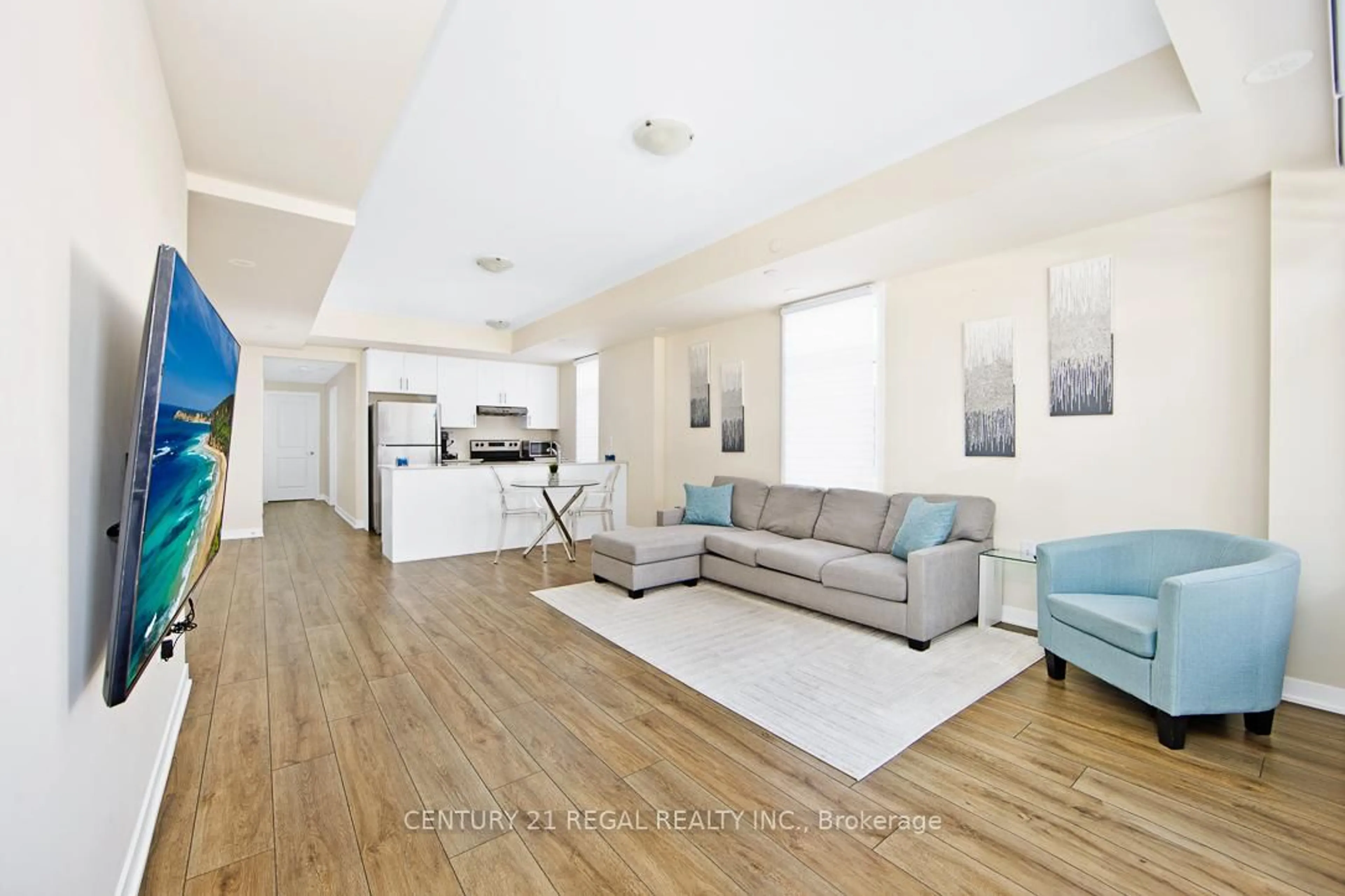 Living room with furniture, unknown for 755 Omega Dr #115, Pickering Ontario L1V 0H1