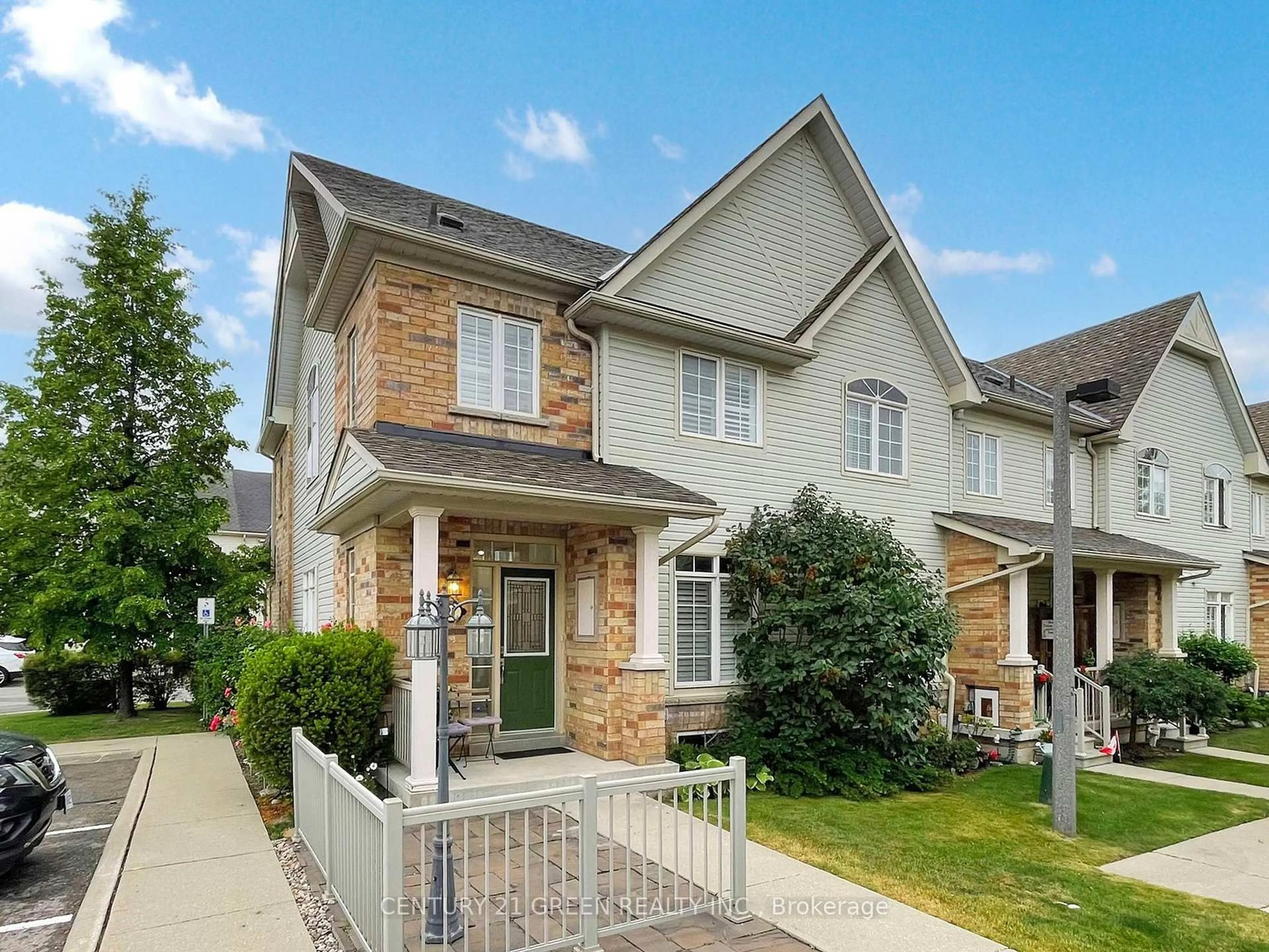 Home with brick exterior material, street for 25 Wicker Park Way, Whitby Ontario L1R 0C8