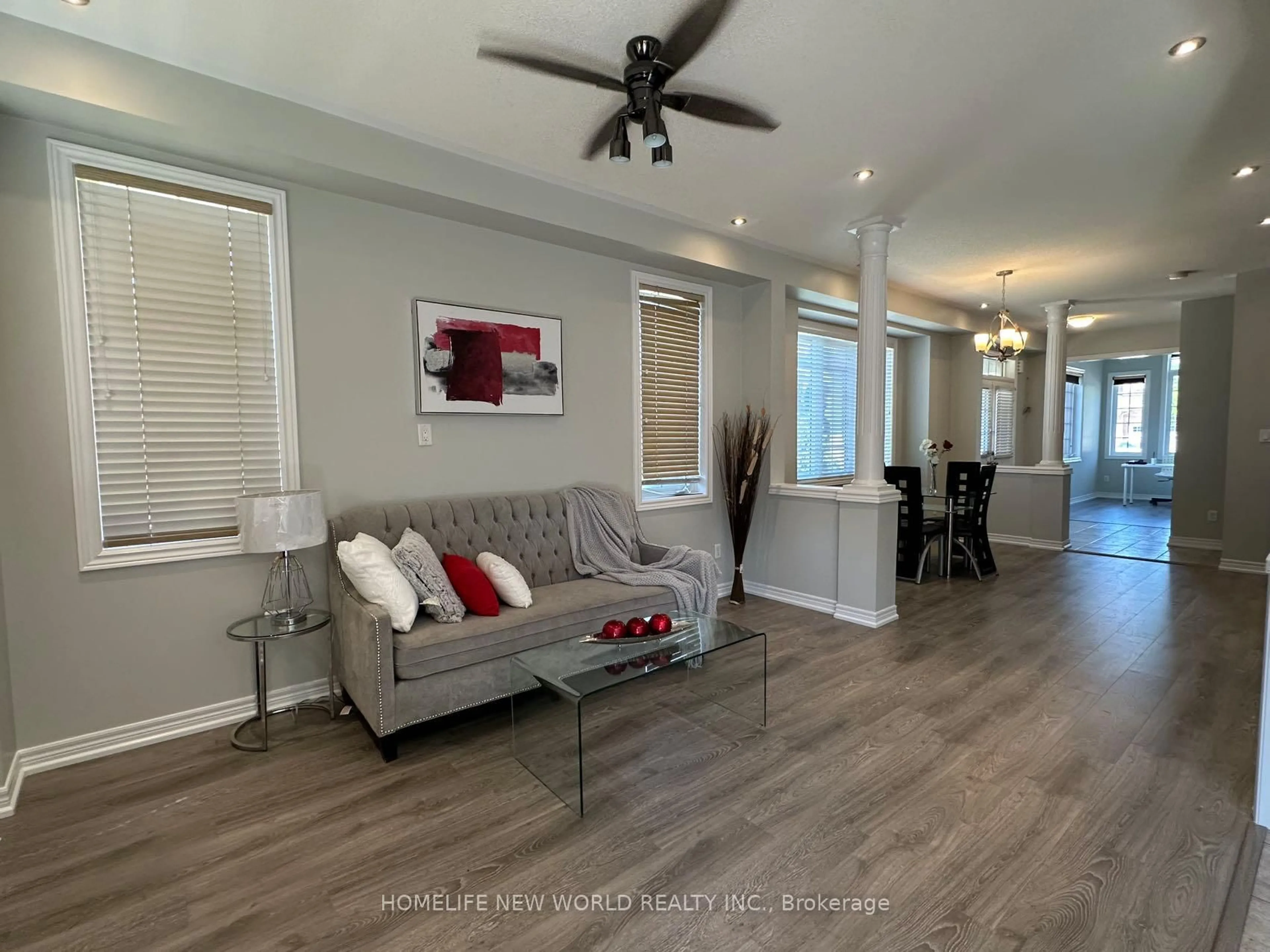 Living room with furniture, unknown for 35 Westport Dr, Whitby Ontario L1R 0J4