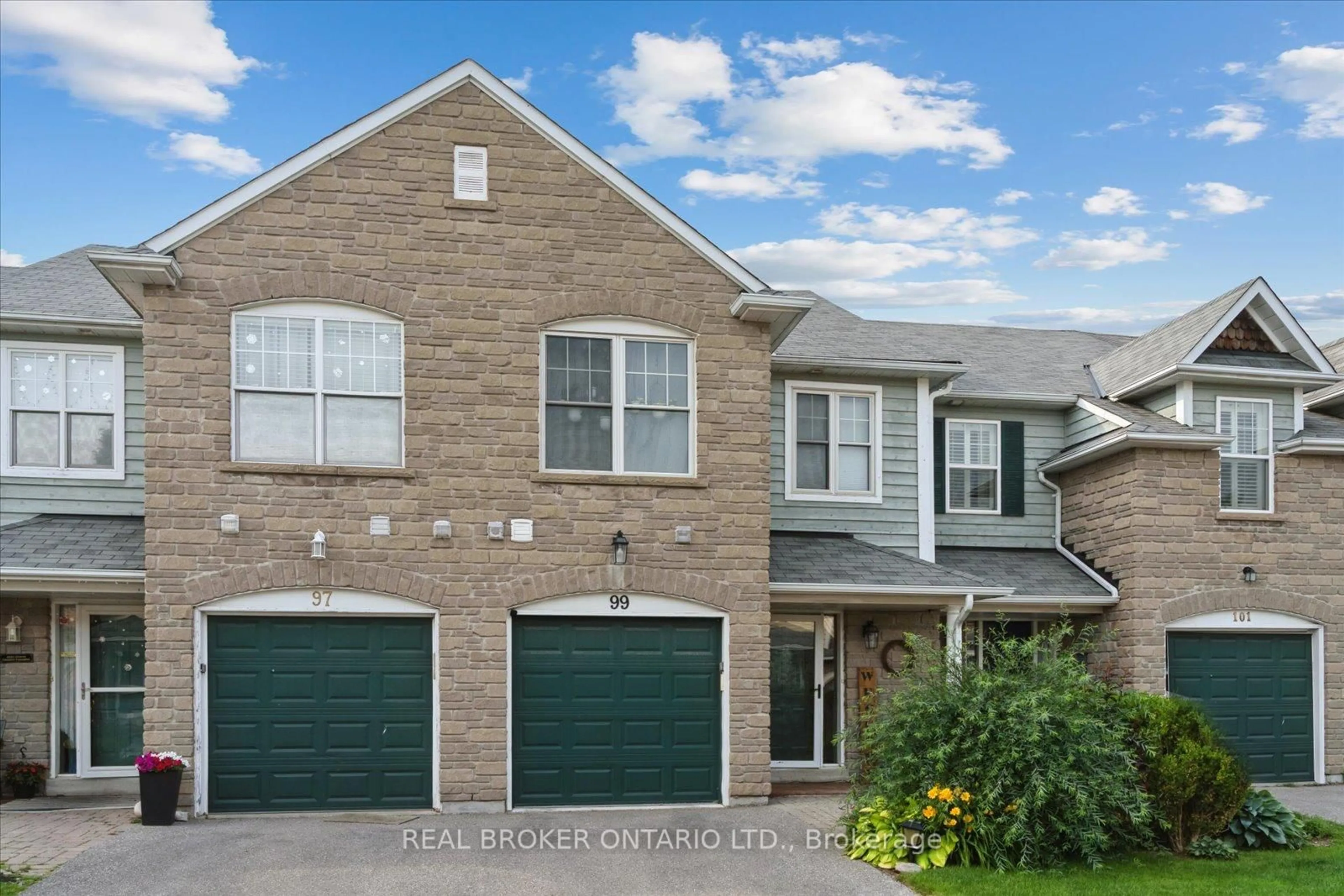 Home with brick exterior material, street for 2800 Courtice Rd #99, Clarington Ontario L1E 2M6