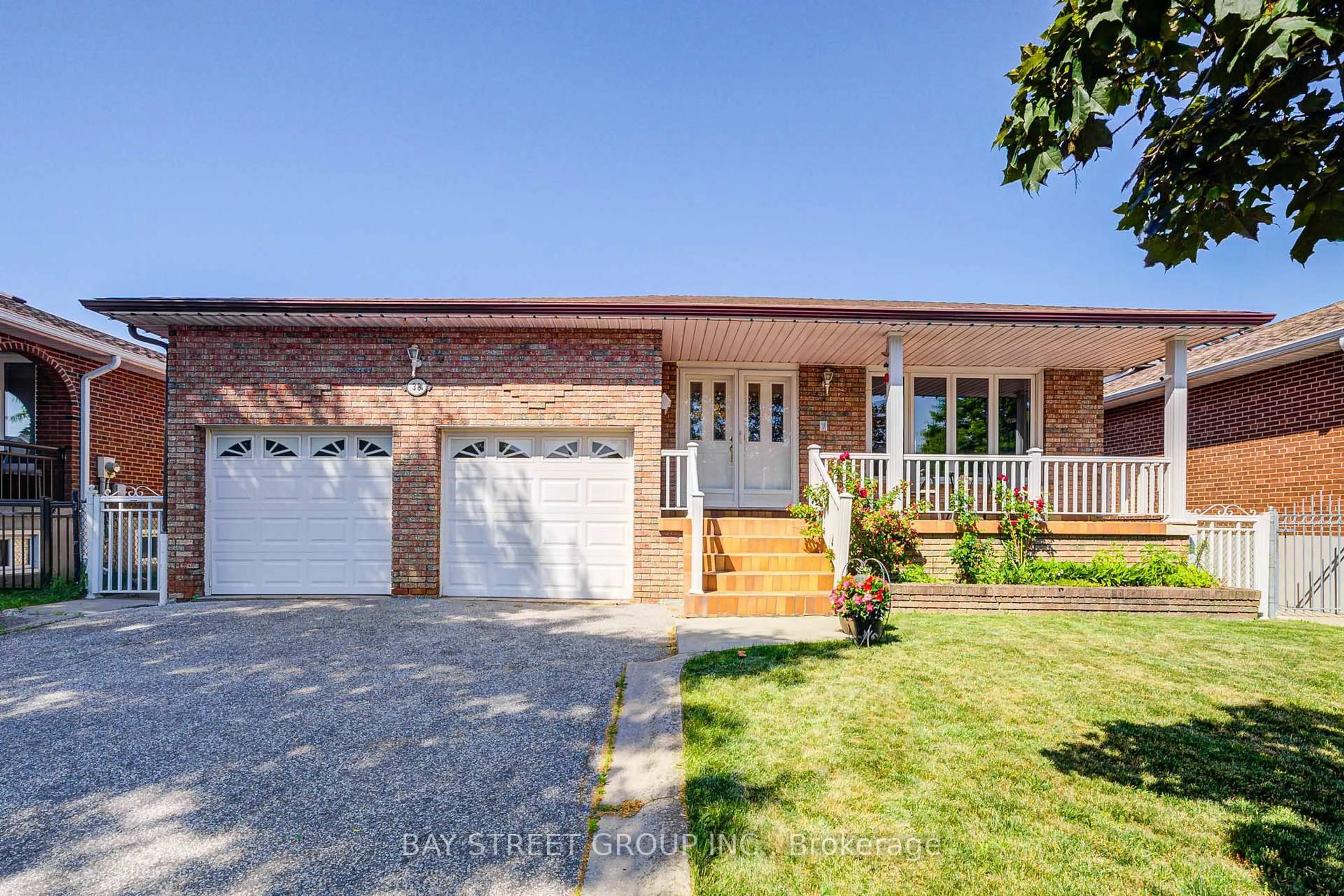 Home with brick exterior material, street for 38 Leafield Dr, Toronto Ontario M1W 2T2