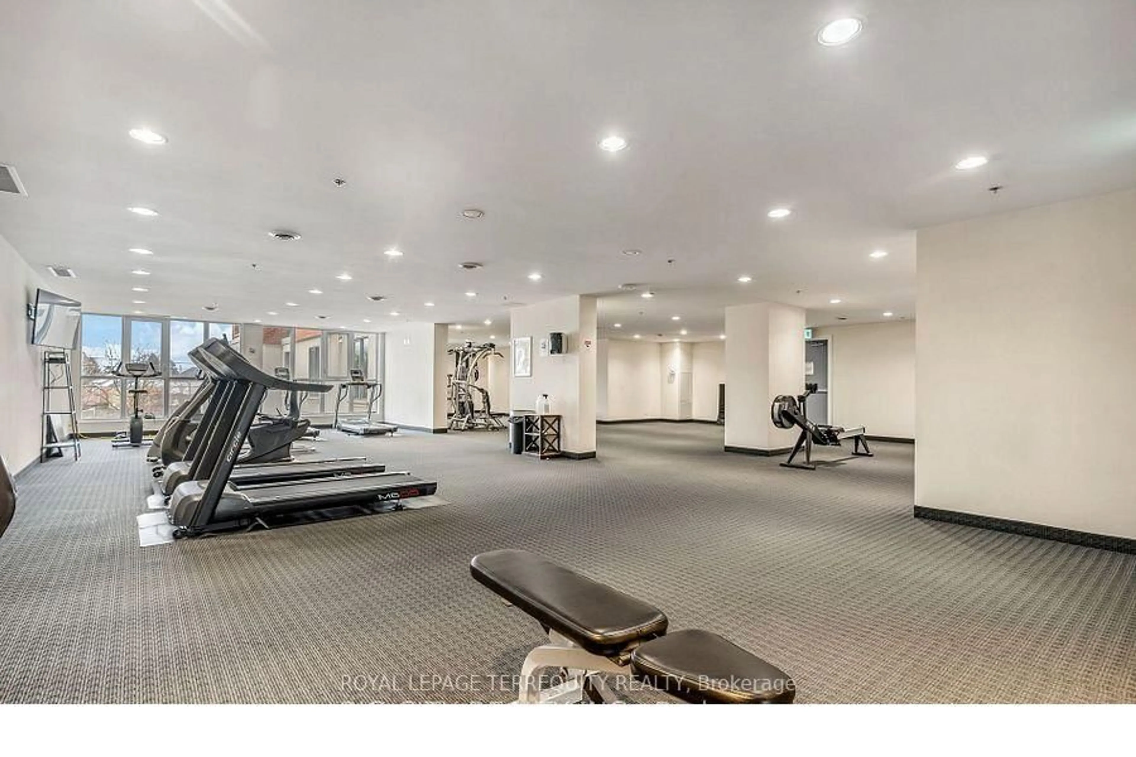 Gym or fitness room for 22 East Haven Dr #550, Toronto Ontario M1N 0B4