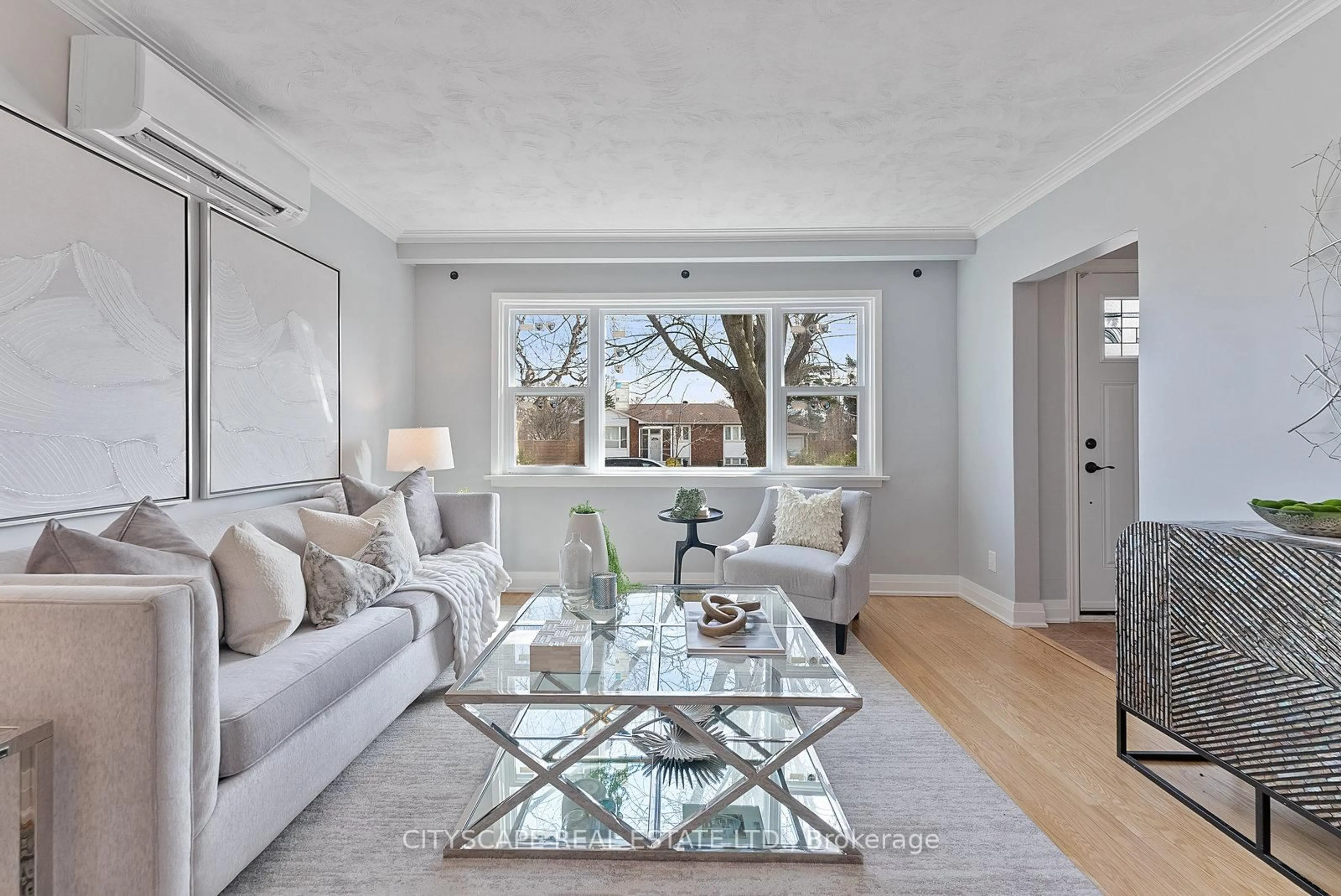Living room with furniture, unknown for 65 Ivorwood Cres, Toronto Ontario M1R 2X6