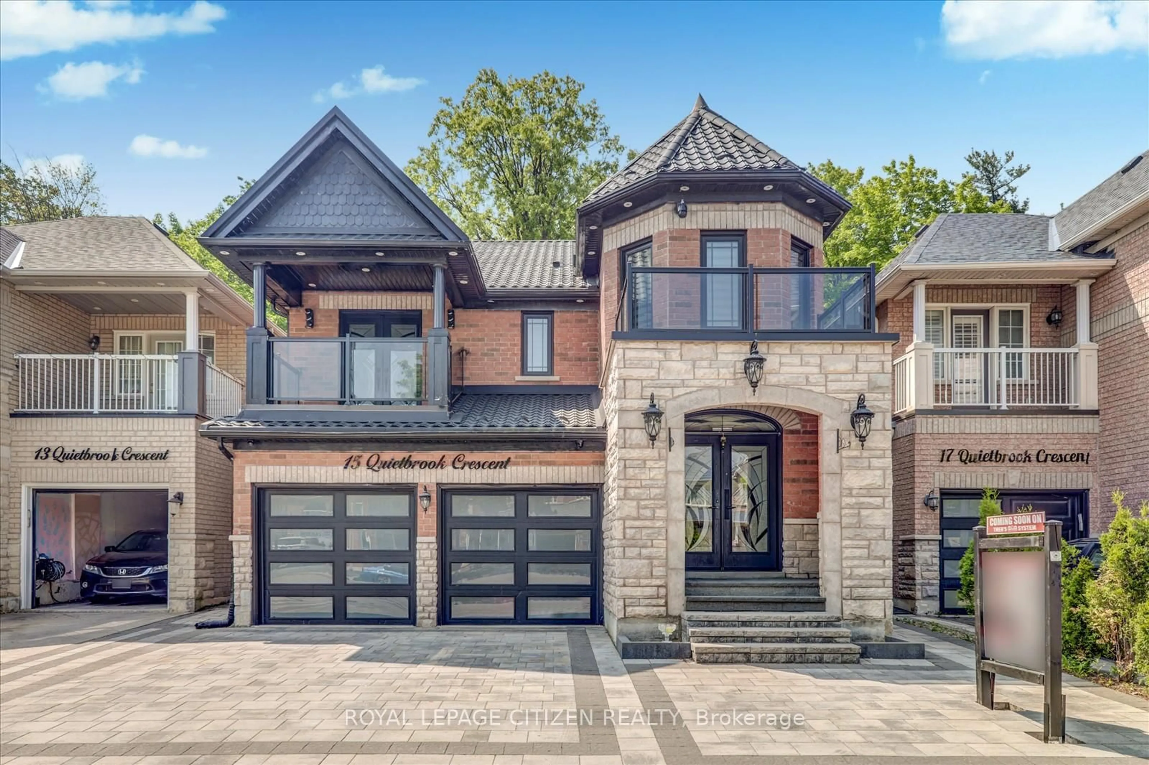 Home with brick exterior material, street for 15 Quietbrook Cres, Toronto Ontario M1X 2B3
