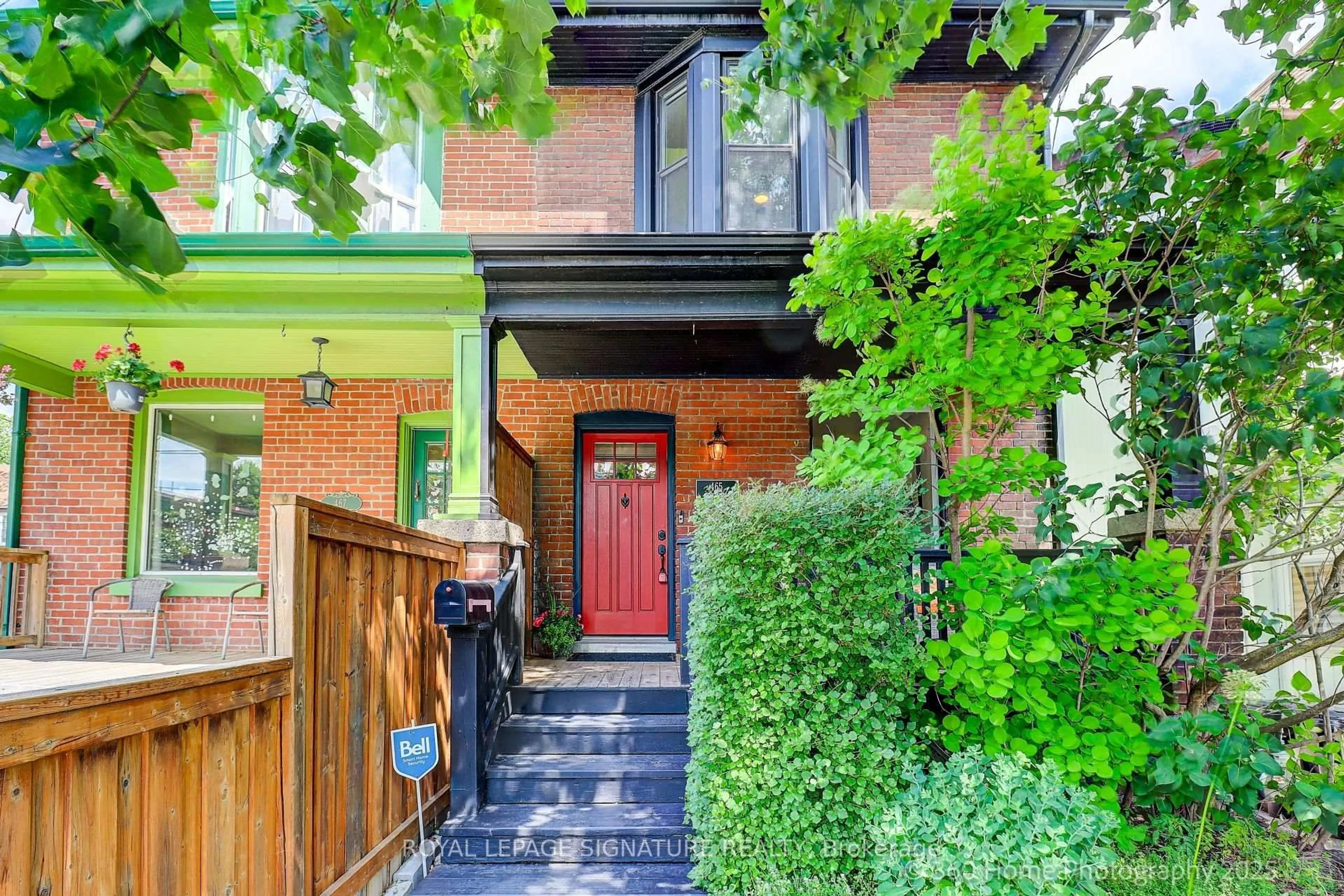 Home with brick exterior material, street for 465 Pape Ave, Toronto Ontario M4K 3P6