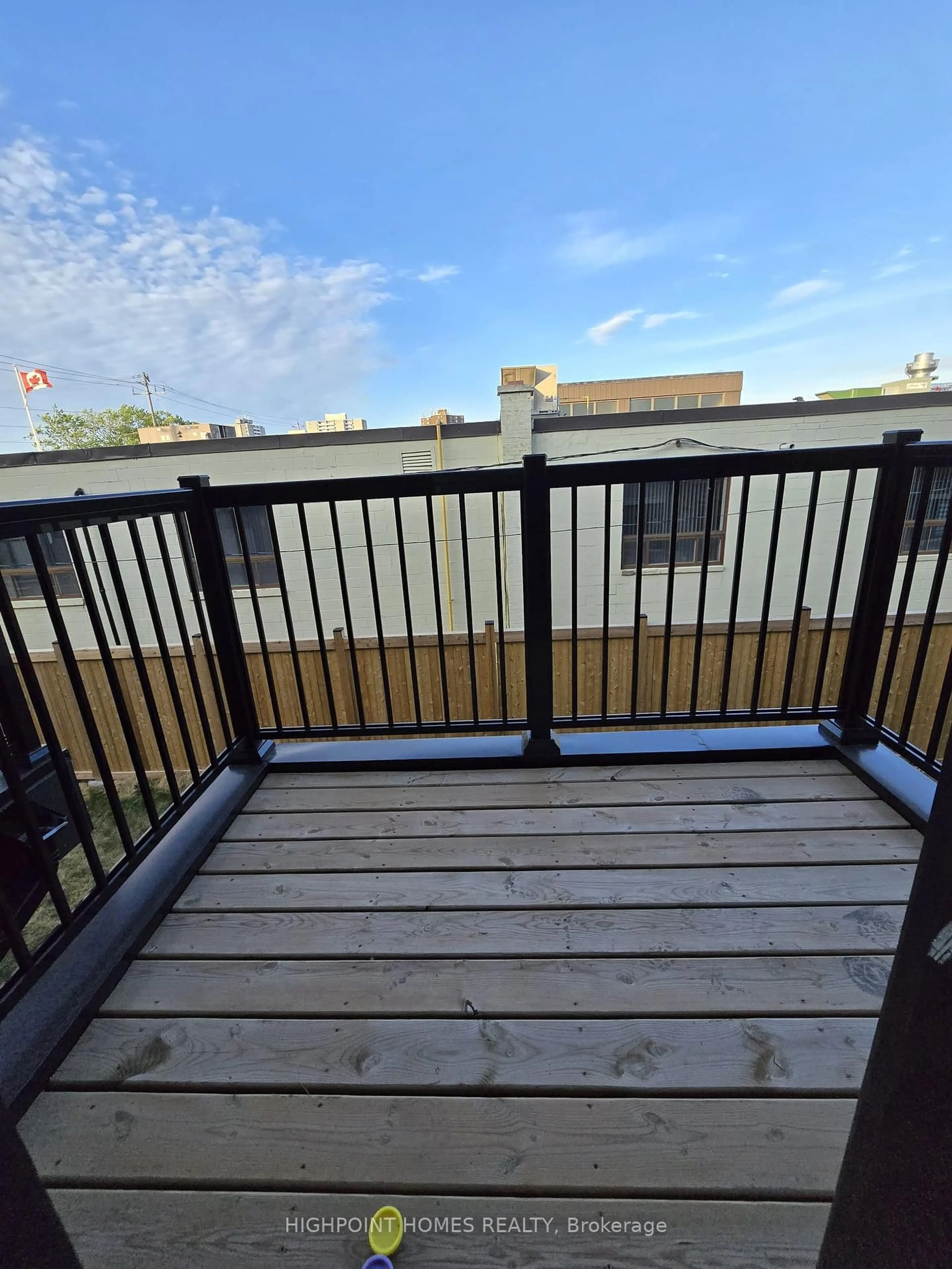 Balcony in the apartment, city buildings view from balcony for 9 Pegler St, Ajax Ontario L1S 7M3