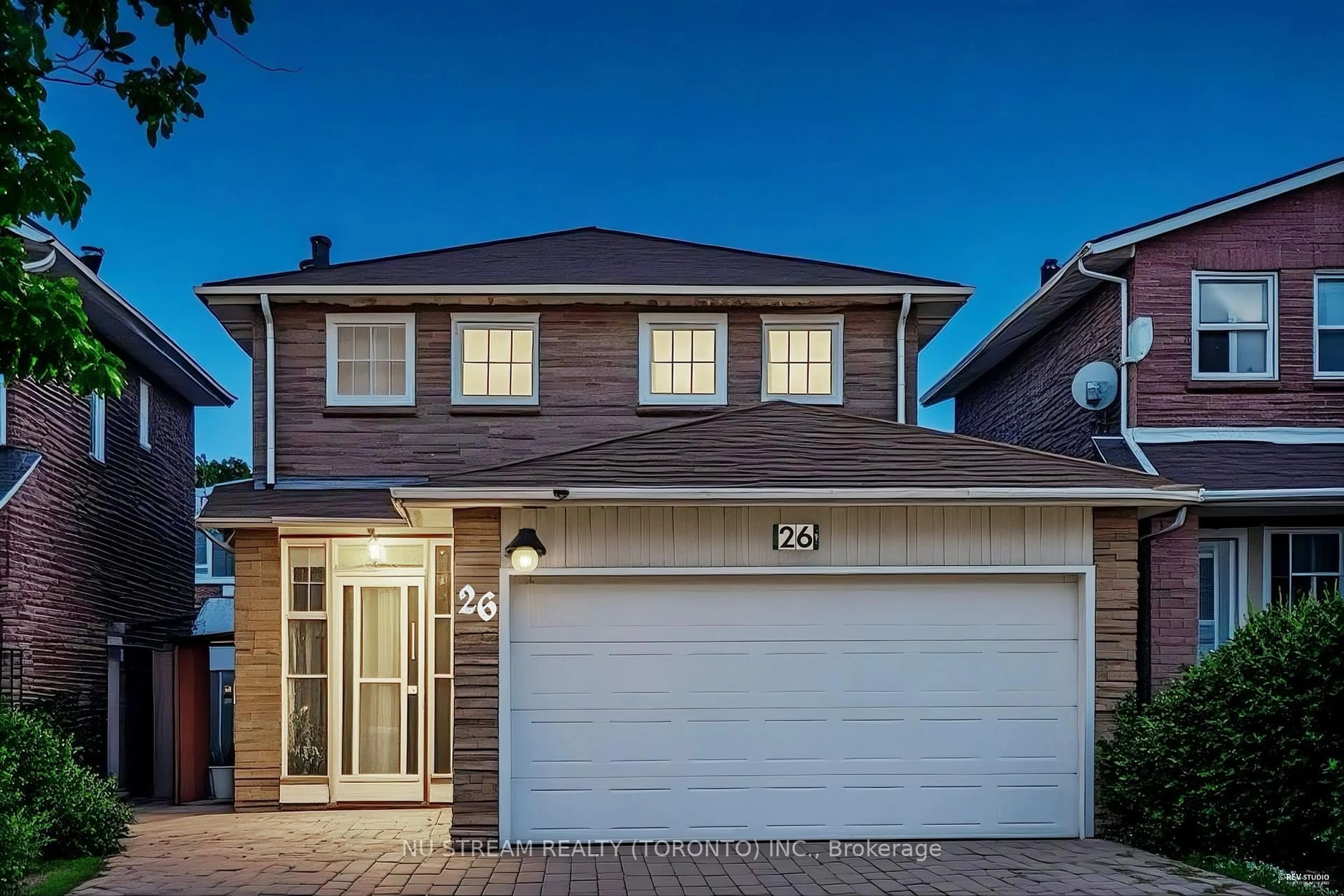 Home with brick exterior material, street for 26 Silbury Dr, Toronto Ontario M1V 2P3