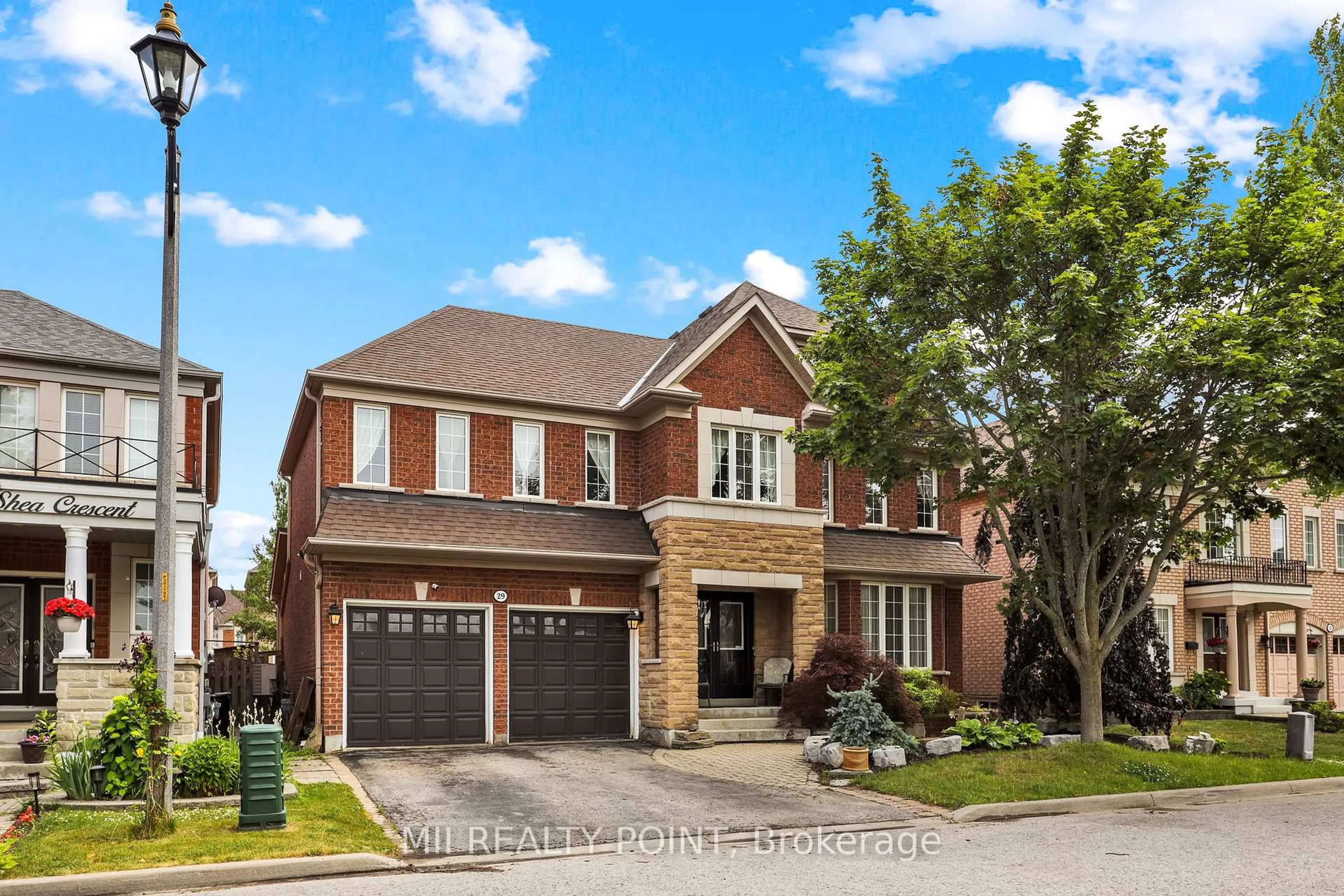 Home with brick exterior material, street for 29 O'shea Cres, Ajax Ontario L1T 4W7