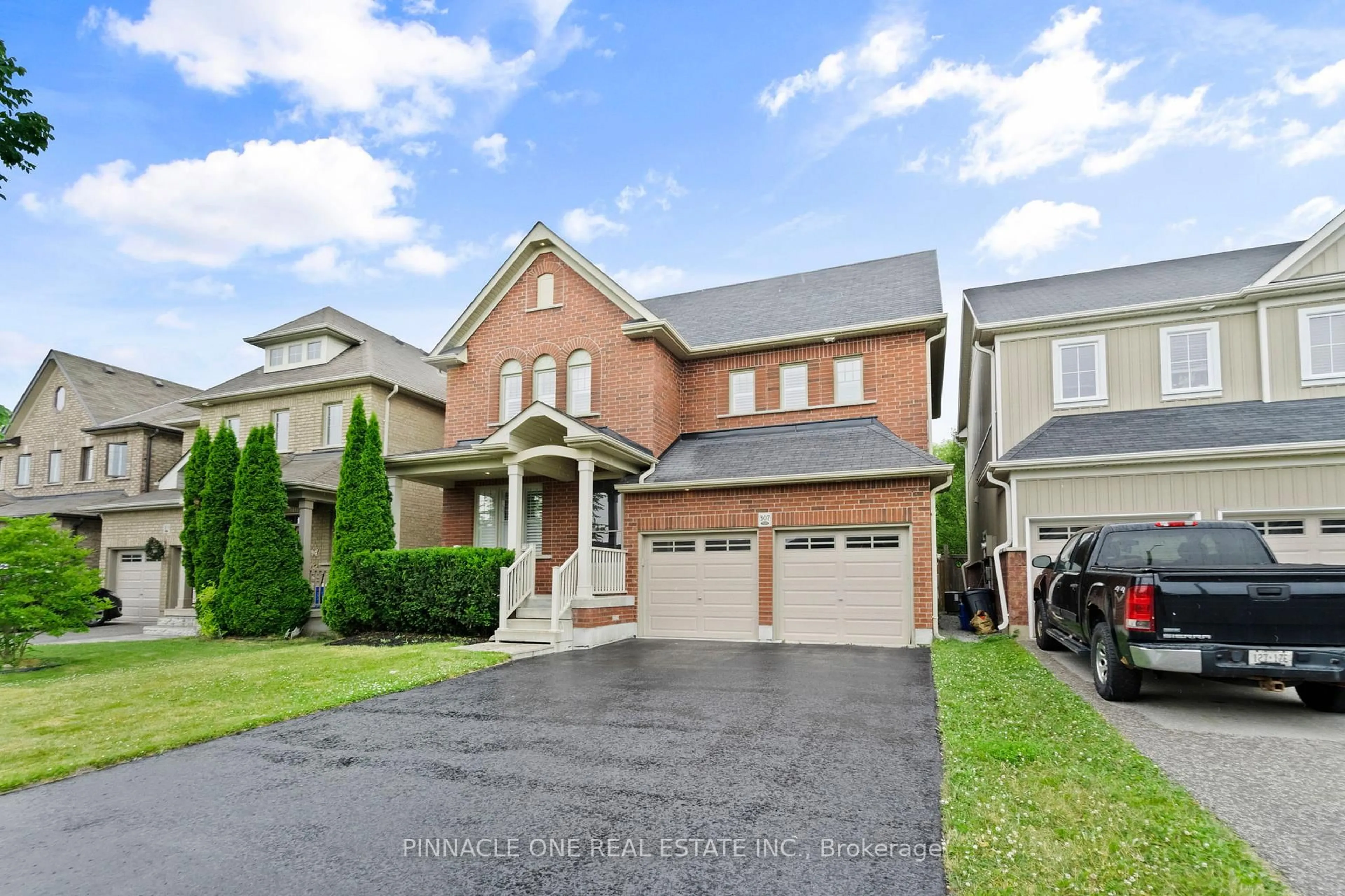 Home with brick exterior material, street for 307 BOSWELL Dr, Clarington Ontario L1C 3K7