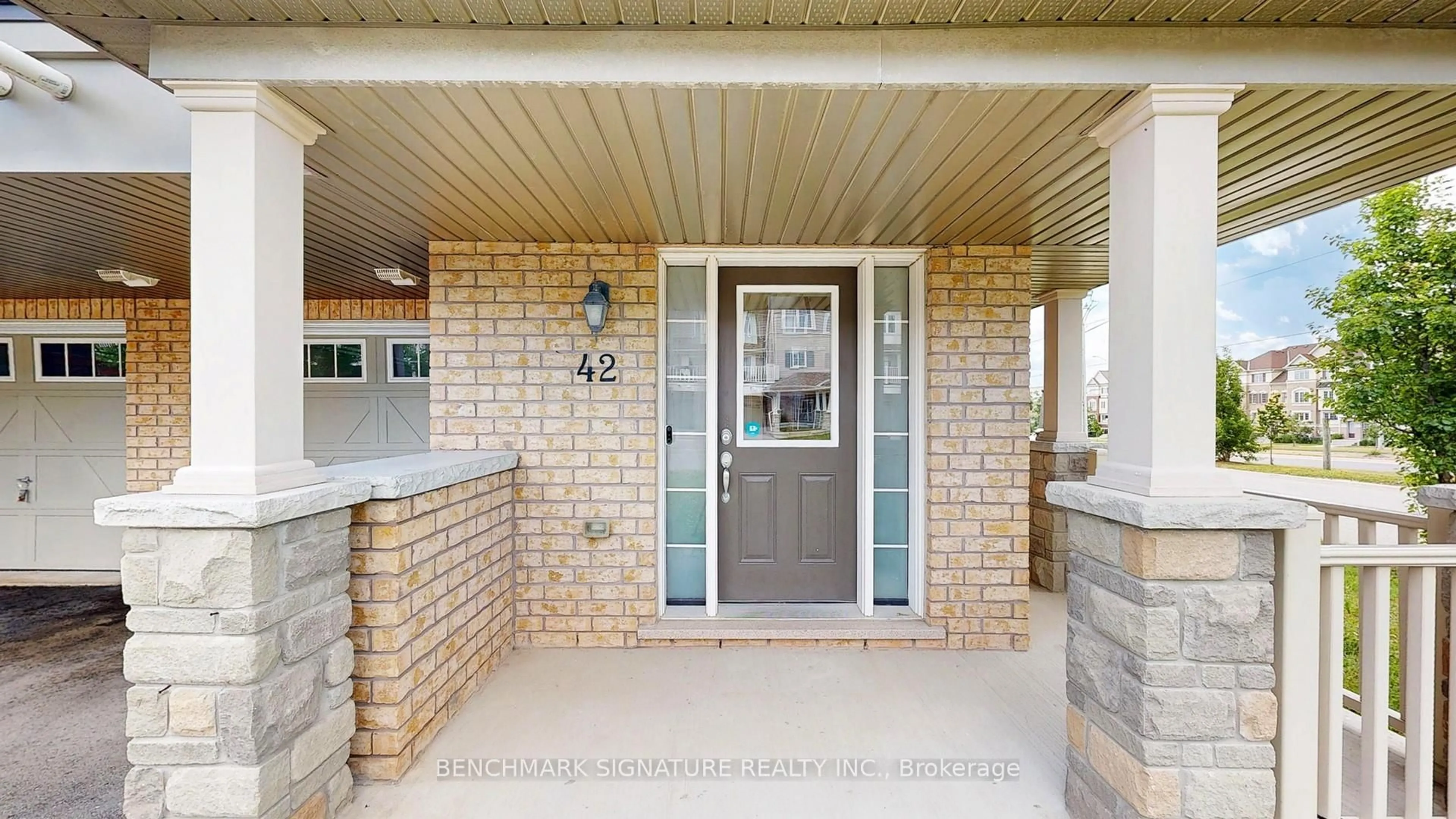 Home with brick exterior material, street for 42 Nearco Cres, Oshawa Ontario L1L 0J4