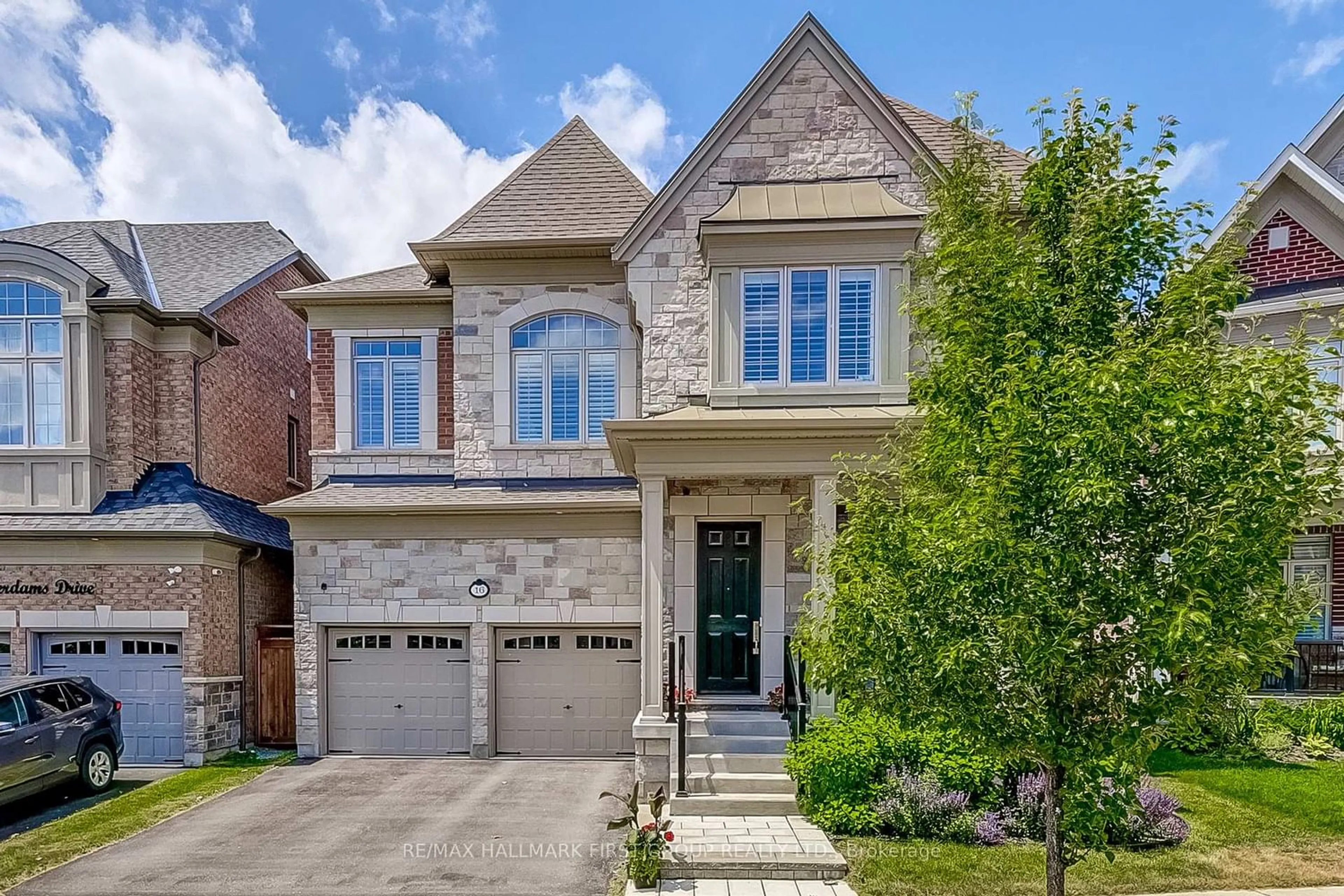 Home with brick exterior material, street for 16 Beaverdams Dr, Whitby Ontario L1P 0C4