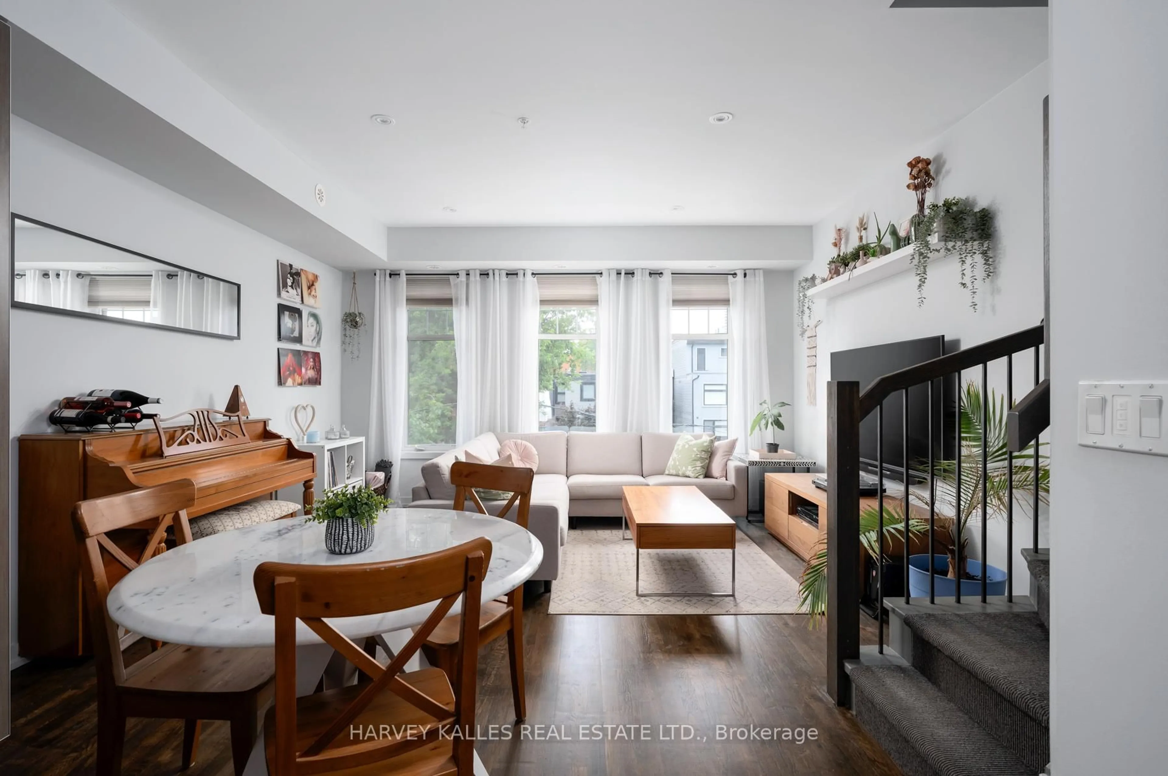 Living room with furniture, unknown for 140 Broadview Ave #45, Toronto Ontario M4M 0A8