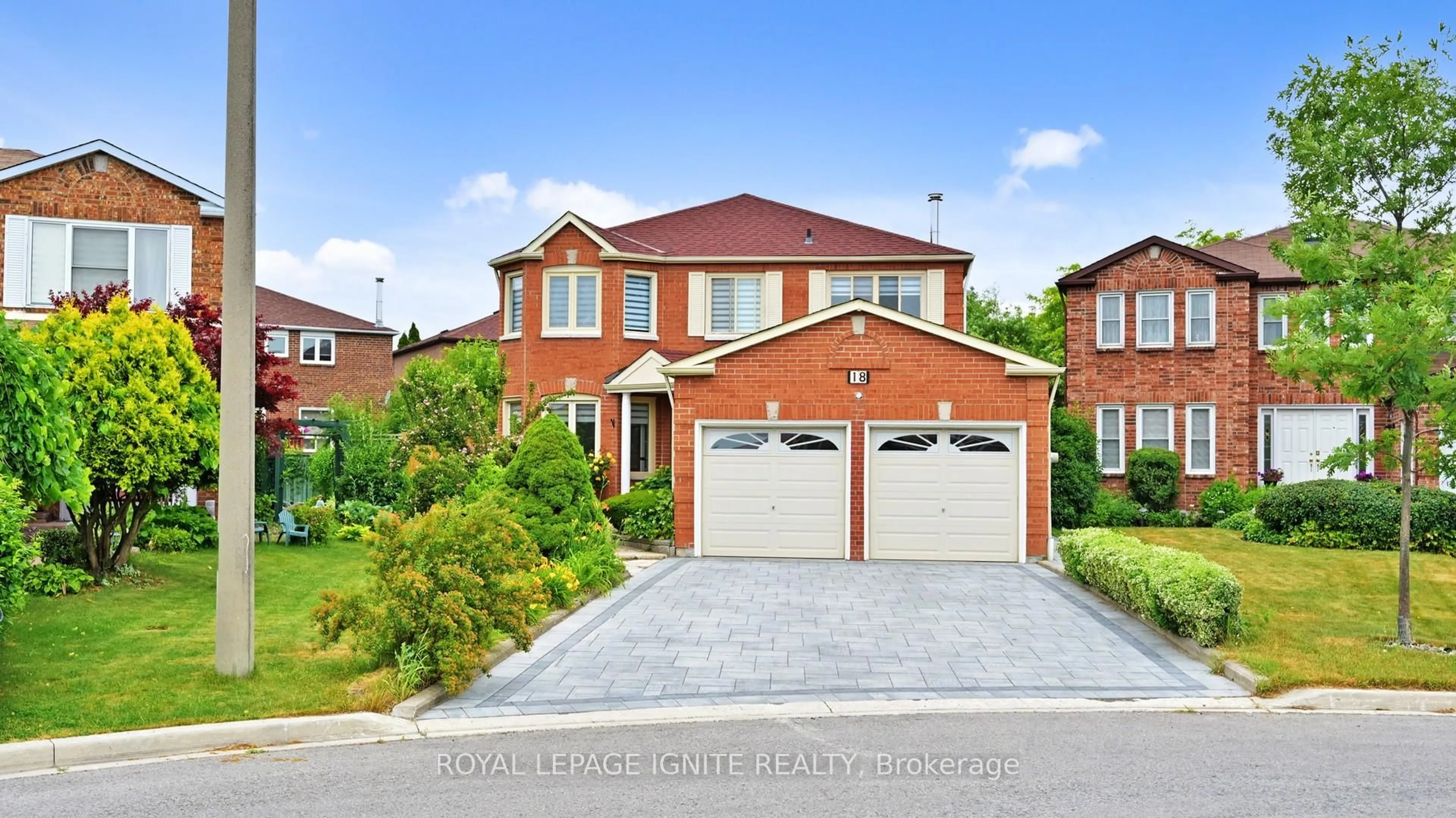 Home with brick exterior material, street for 18 Littleborough Crt, Toronto Ontario M1C 4S5