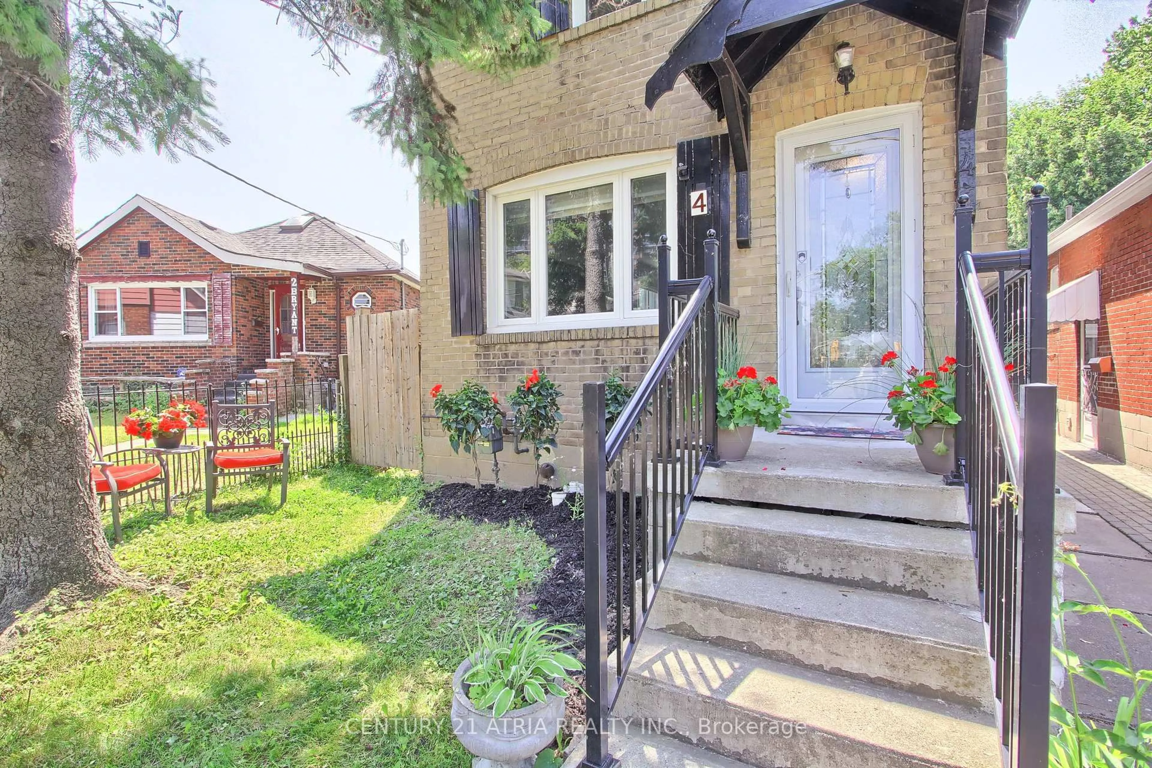 Home with brick exterior material, street for 4 Bryant Ave, Toronto Ontario M4C 5G8