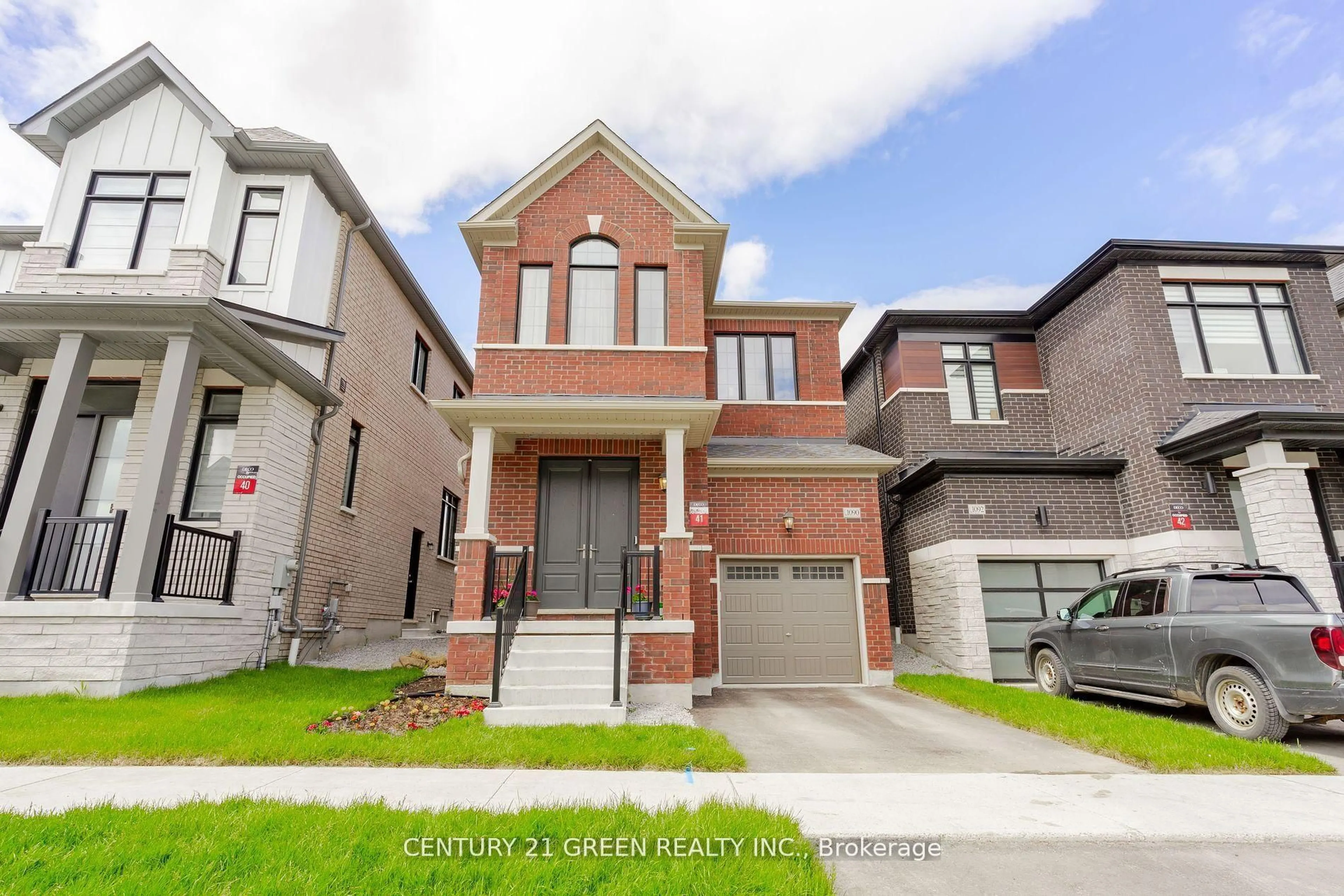 Home with brick exterior material, street for 1090 Pisces Tr, Pickering Ontario L1X 0P8