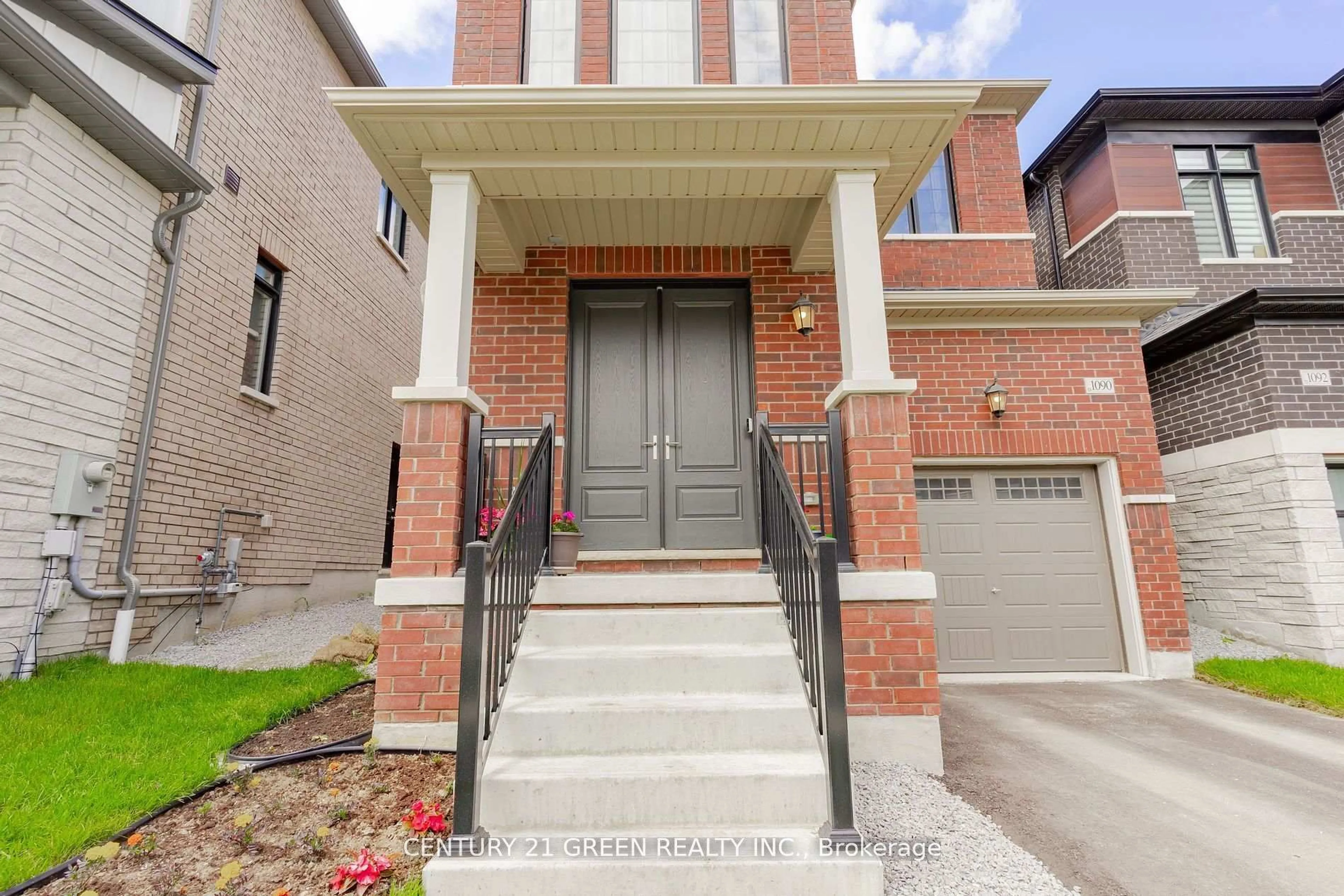 Home with brick exterior material, street for 1090 Pisces Tr, Pickering Ontario L1X 0P8