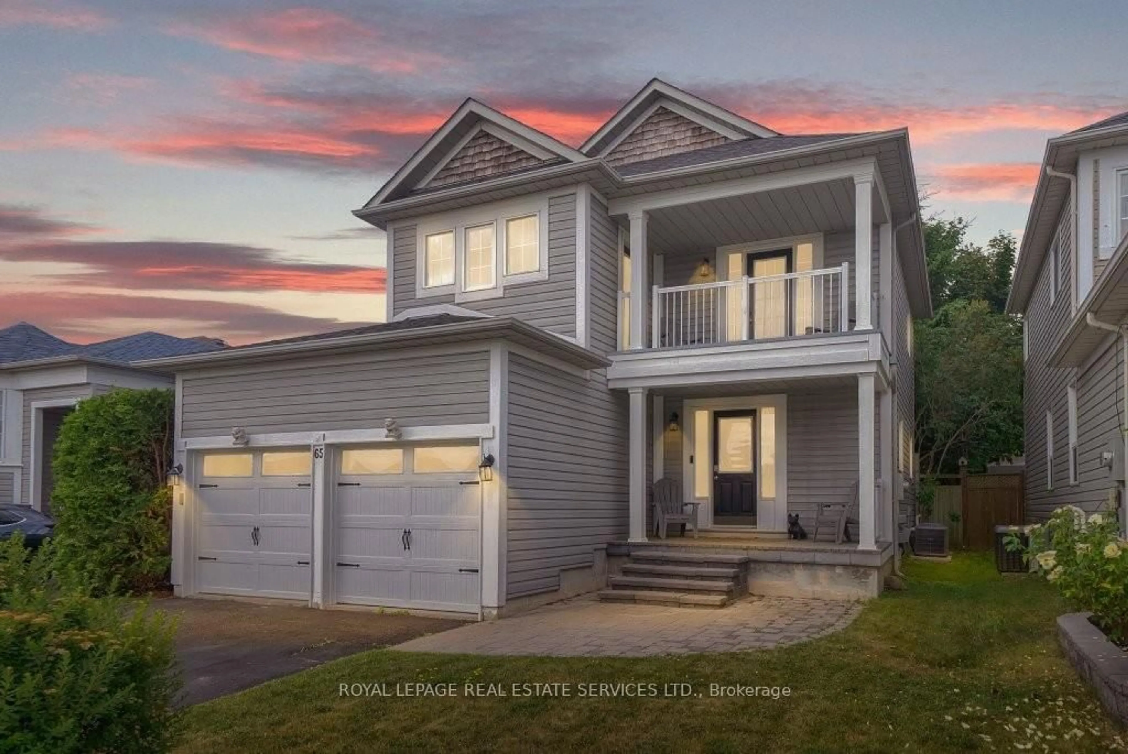 Home with vinyl exterior material, street for 65 Boswell St, Clarington Ontario L1C 5B1