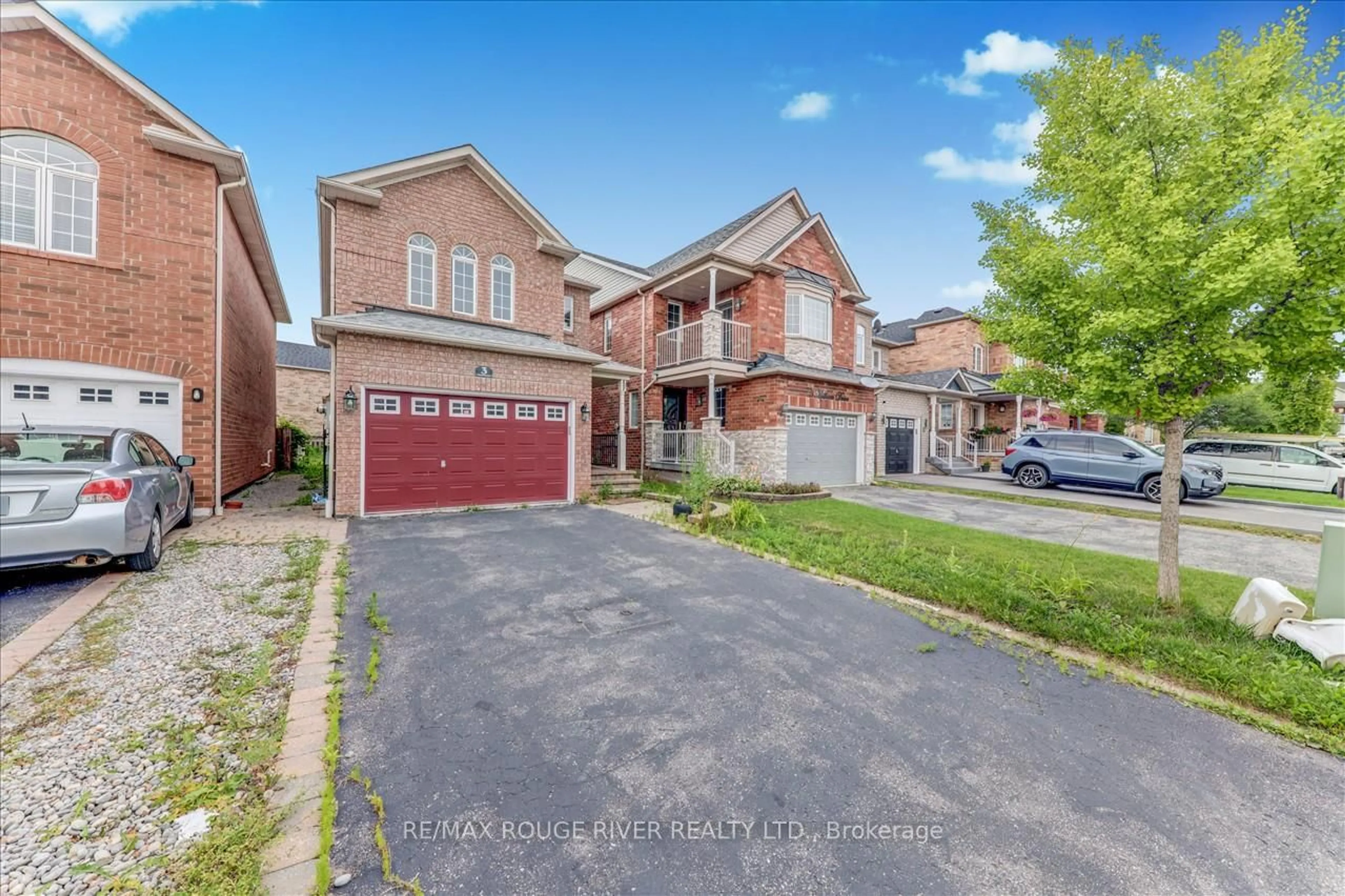 Home with brick exterior material, street for 3 Milham Dr, Ajax Ontario L1S 7S1