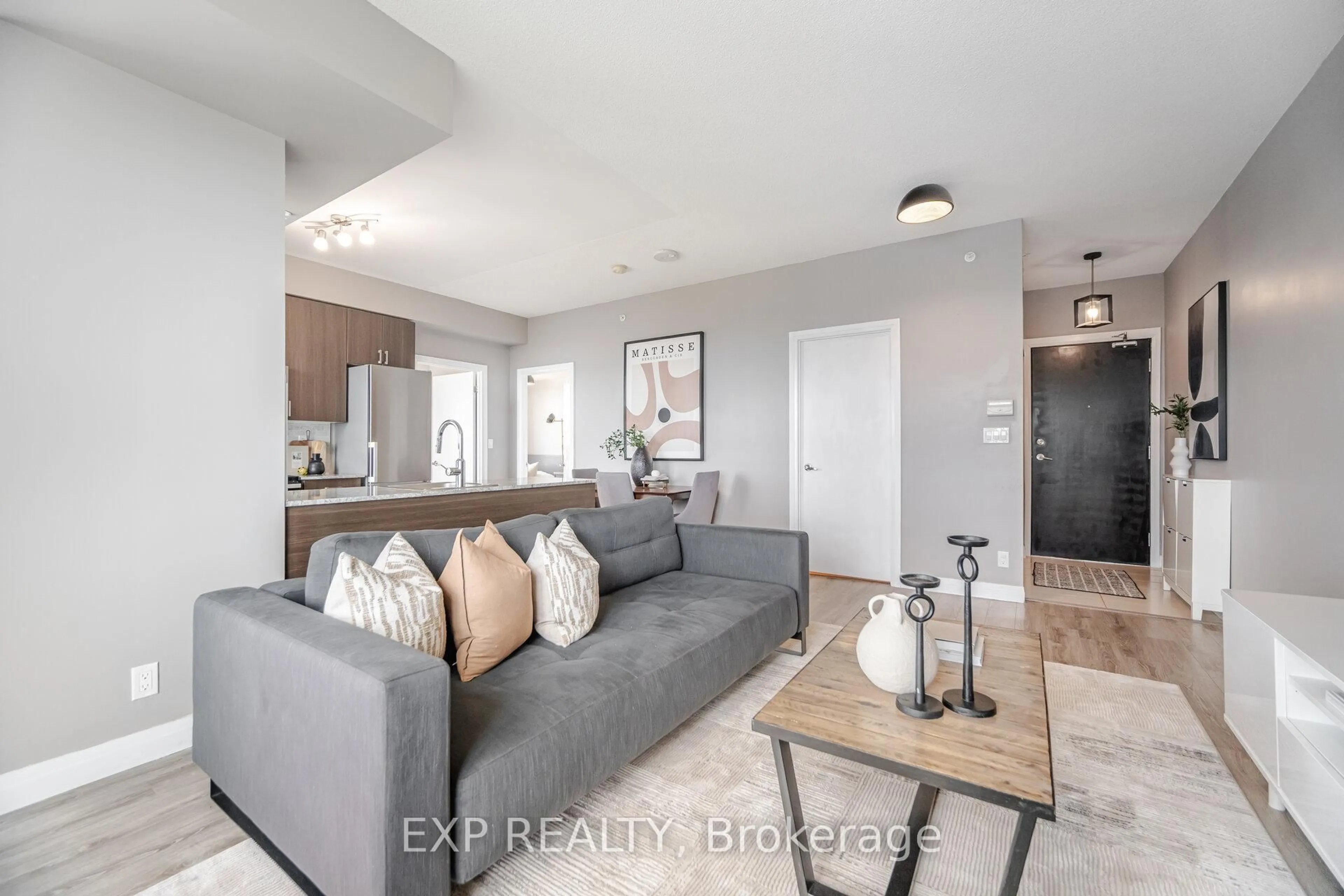 Living room with furniture, unknown for 22 East Haven Dr #1116, Toronto Ontario M1N 0B4