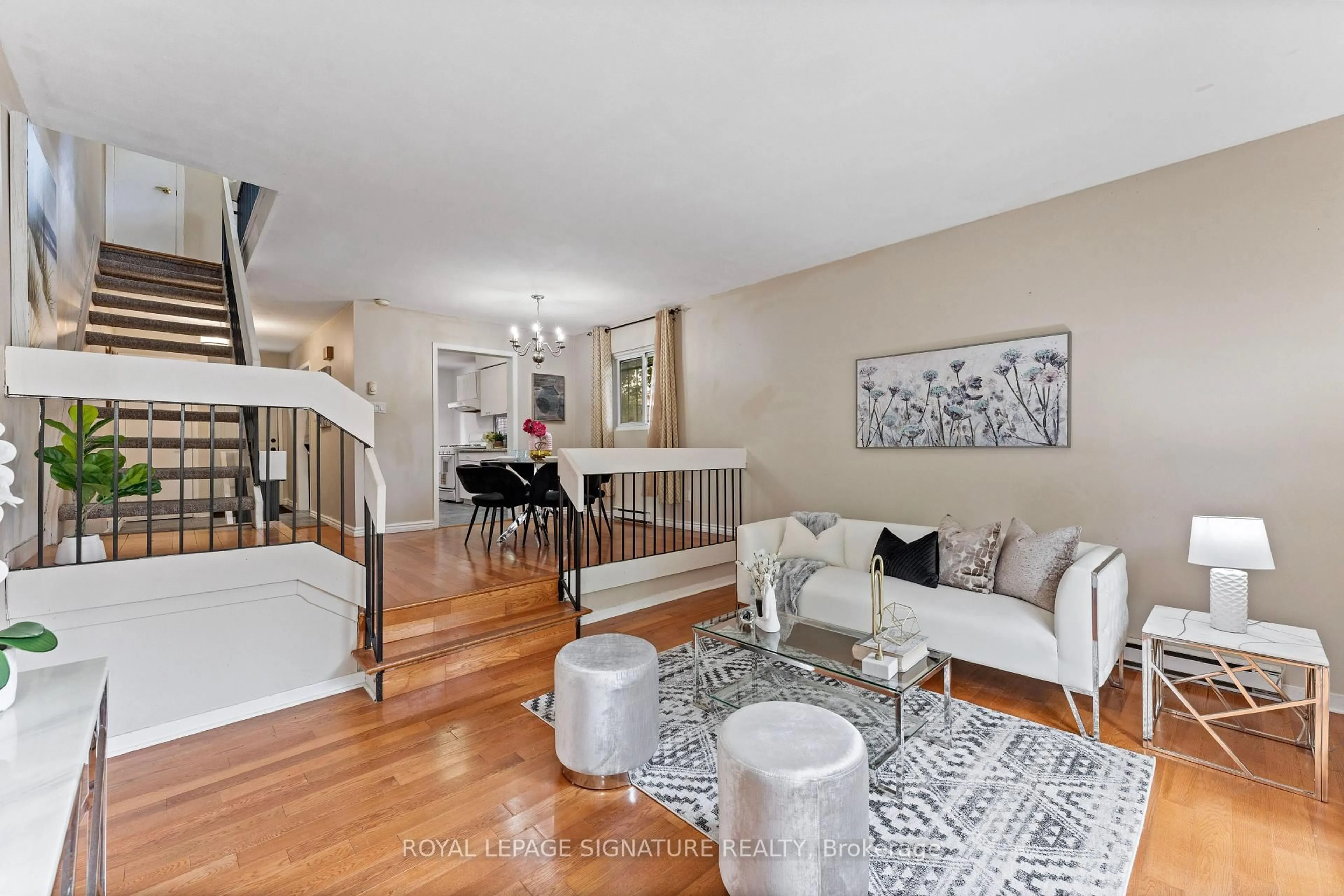 Living room with furniture, unknown for 20 Hainford St #16, Toronto Ontario M1E 4Y5